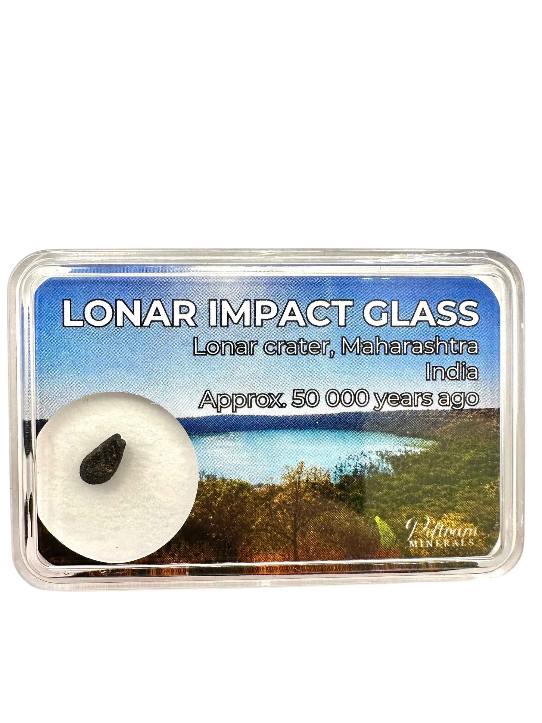 Lonar impact glass 0,18g – Lonar Crater, Maharashtra, India - LIS02