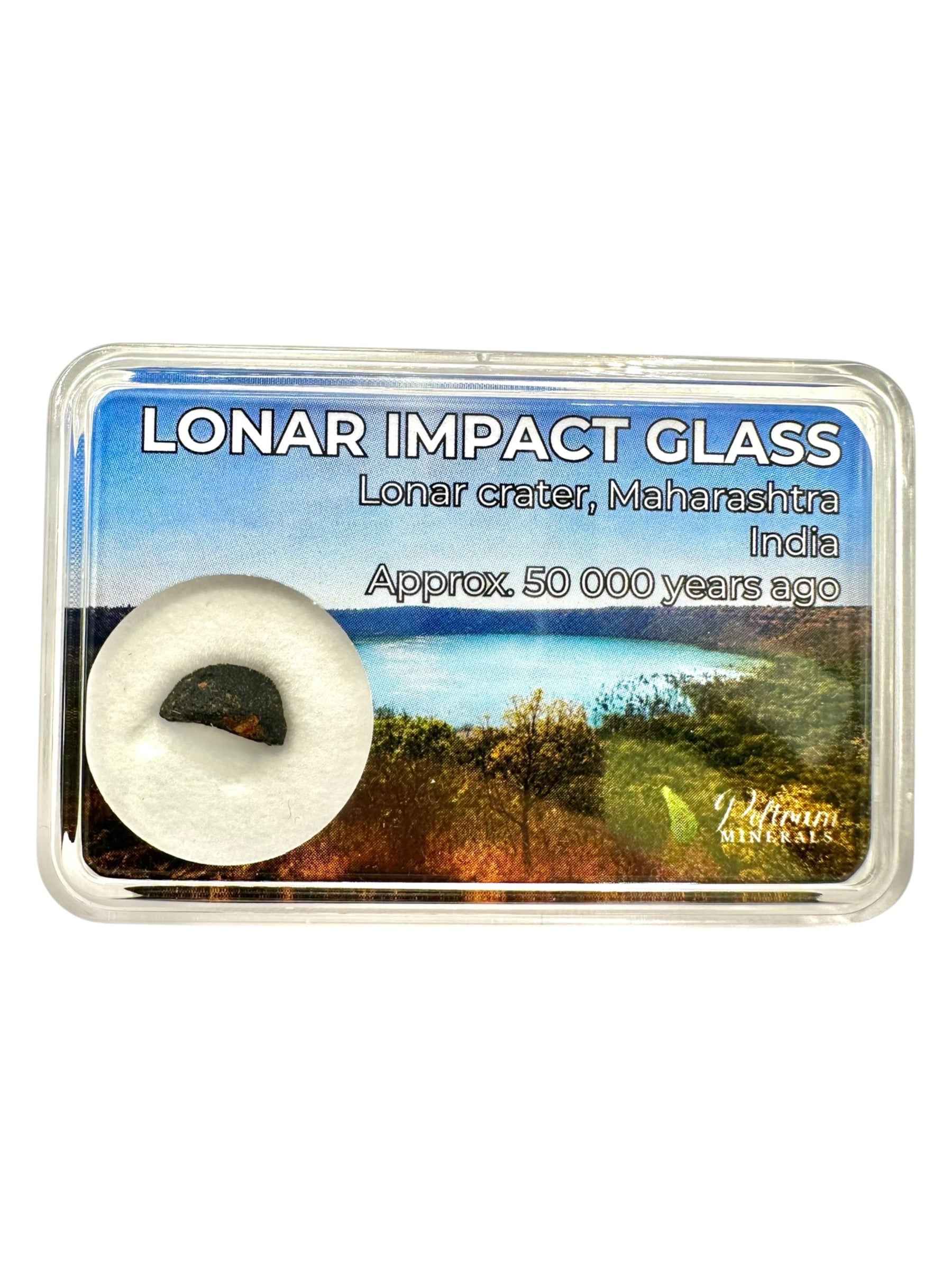 Lonar impact glass 0,19g – Lonar Crater, Maharashtra, India - LIS03