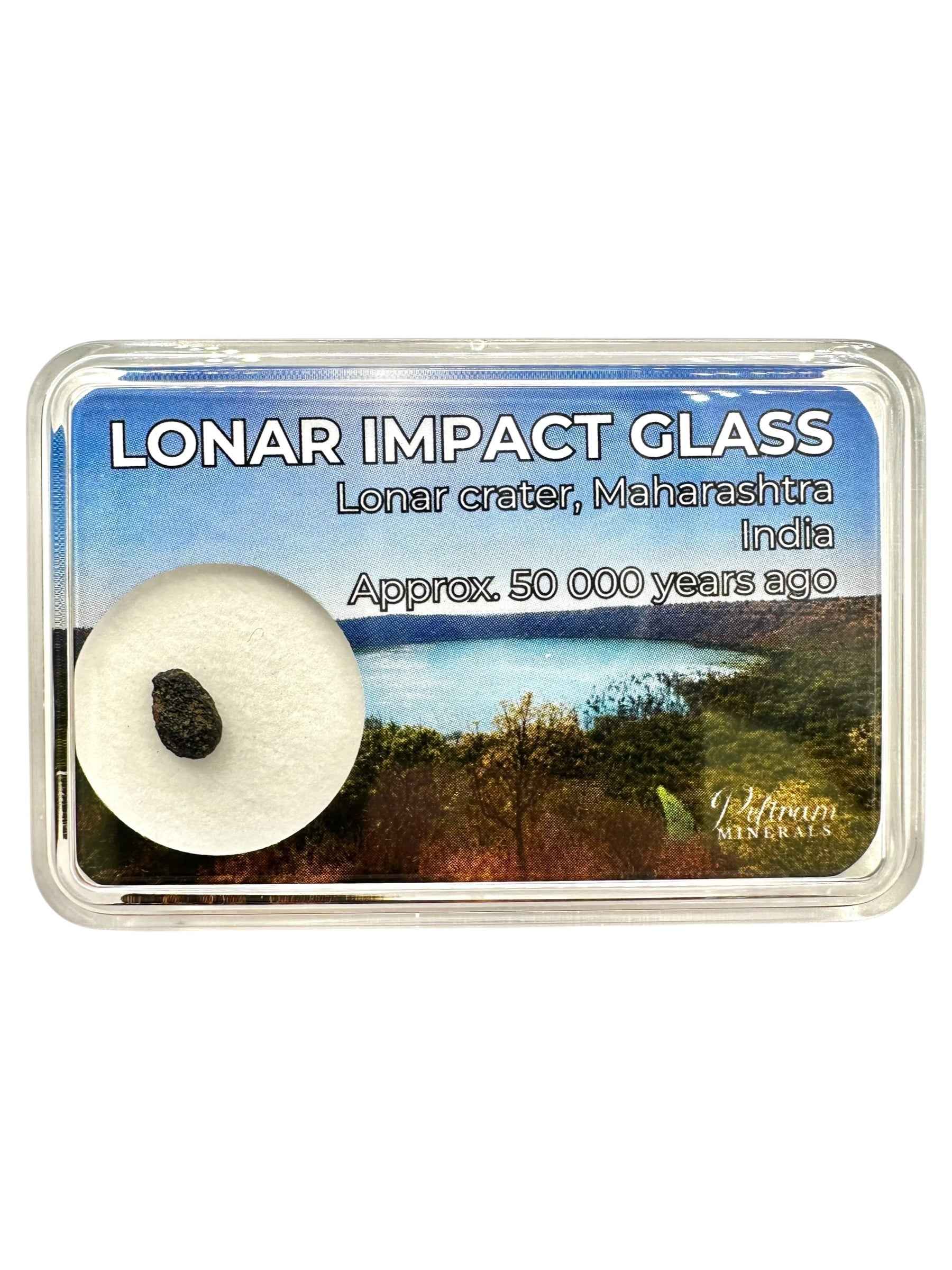 Lonar impact glass 0,07g – Lonar Crater, Maharashtra, India - LIS04