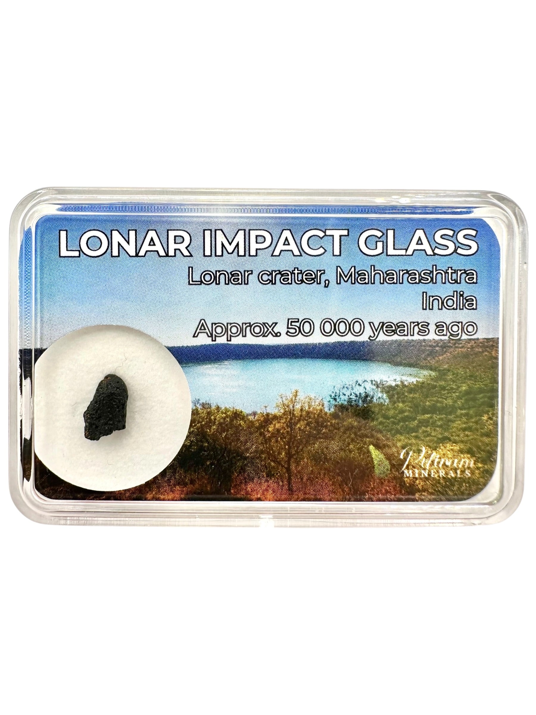 Lonar impact glass 0,12g – Lonar Crater, Maharashtra, India