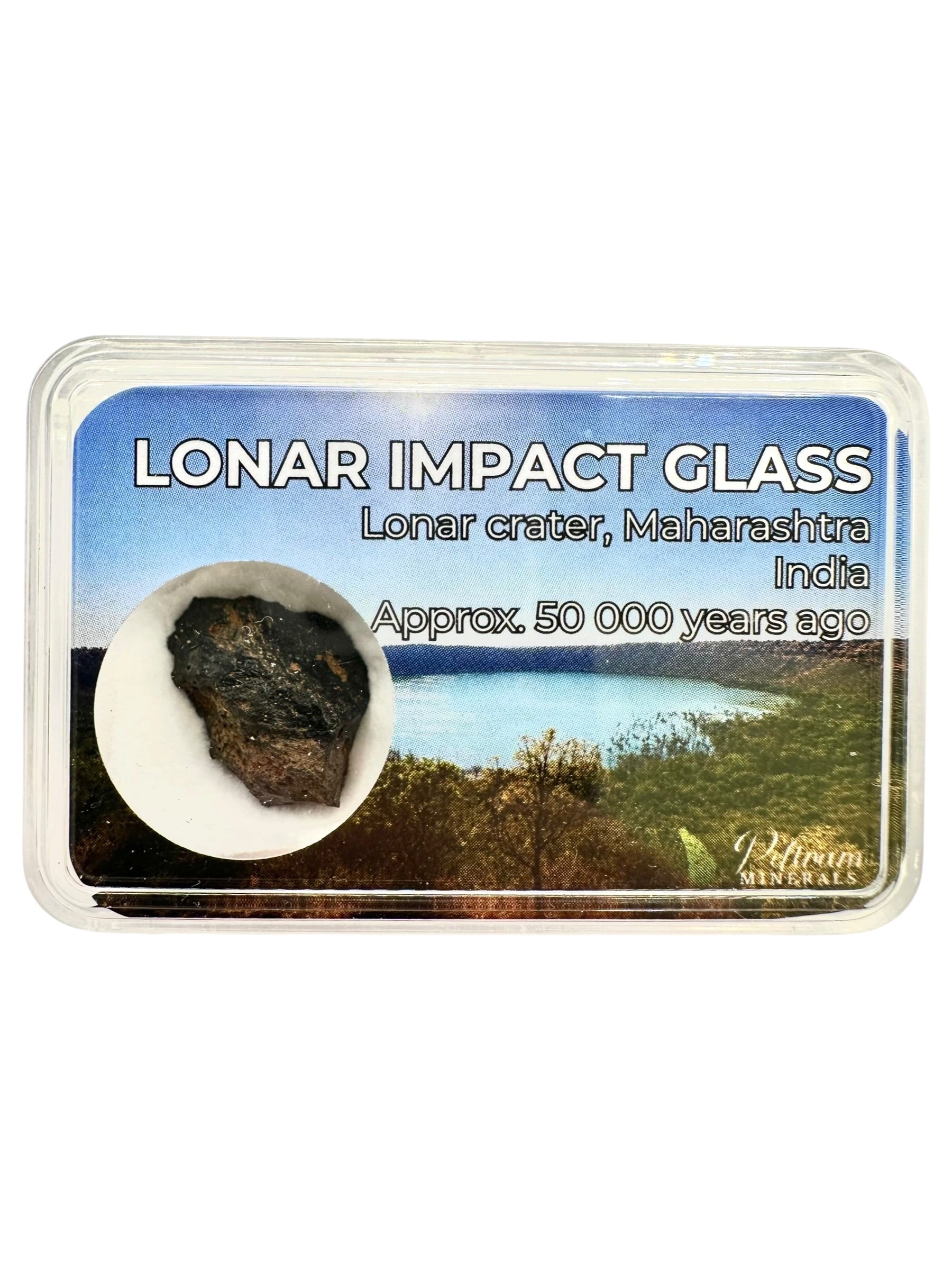 Lonar impact glass 2g – Lonar Crater, Maharashtra, India