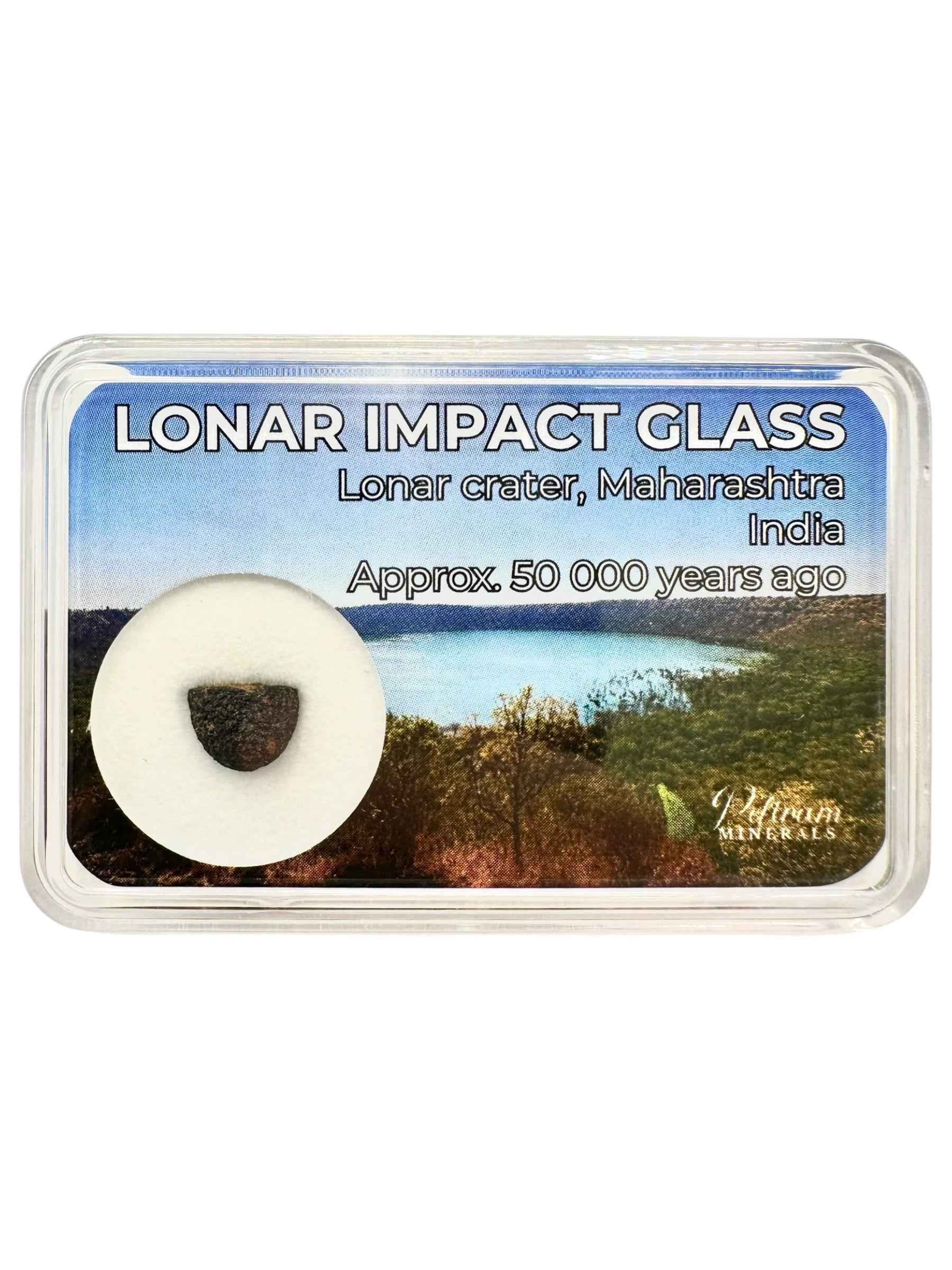Lonar impact glass 0,22g – Lonar Crater, Maharashtra, India - LIS10
