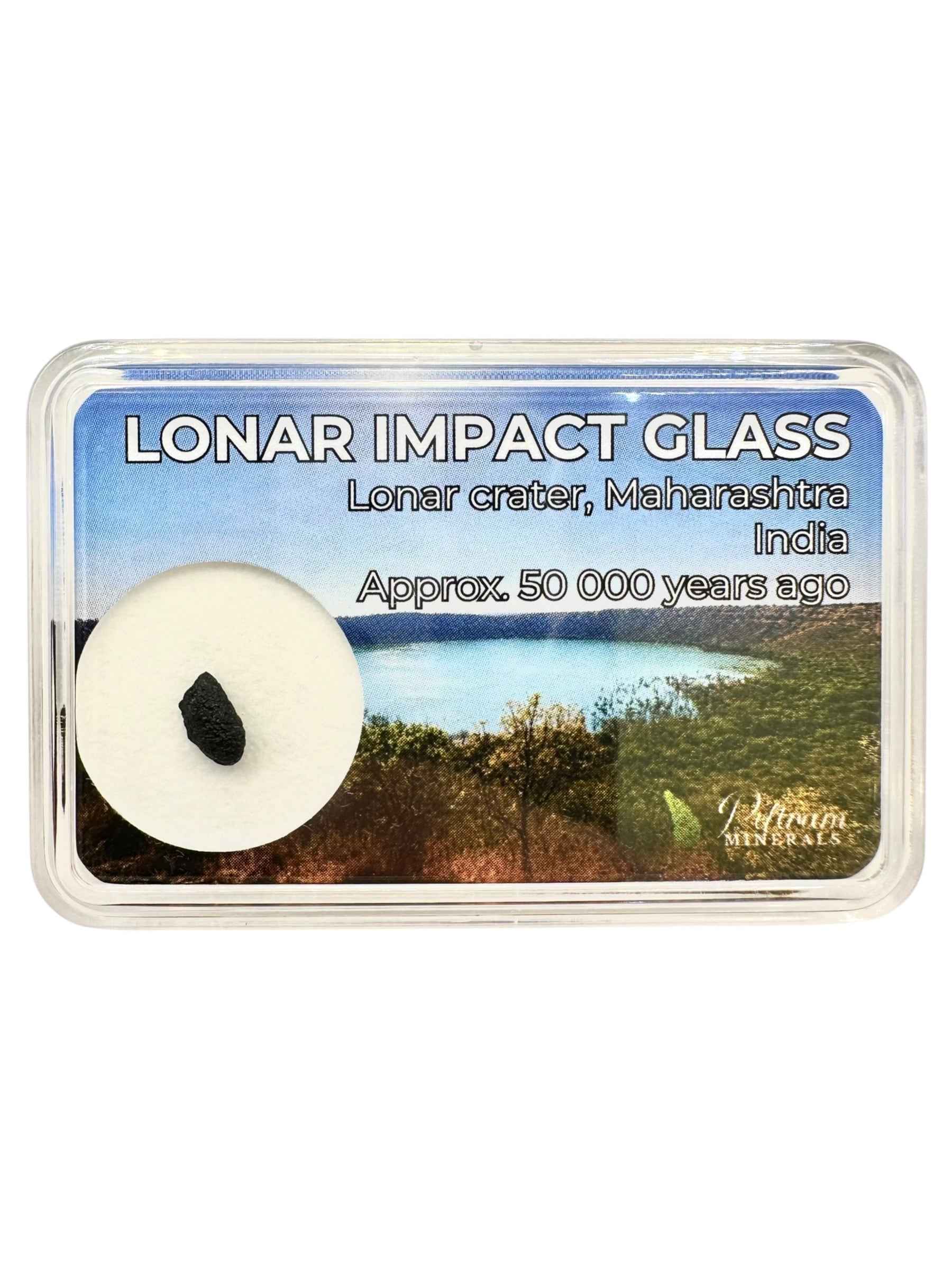 Lonar impact glass 0,07g – Lonar Crater, Maharashtra, India - LIS11