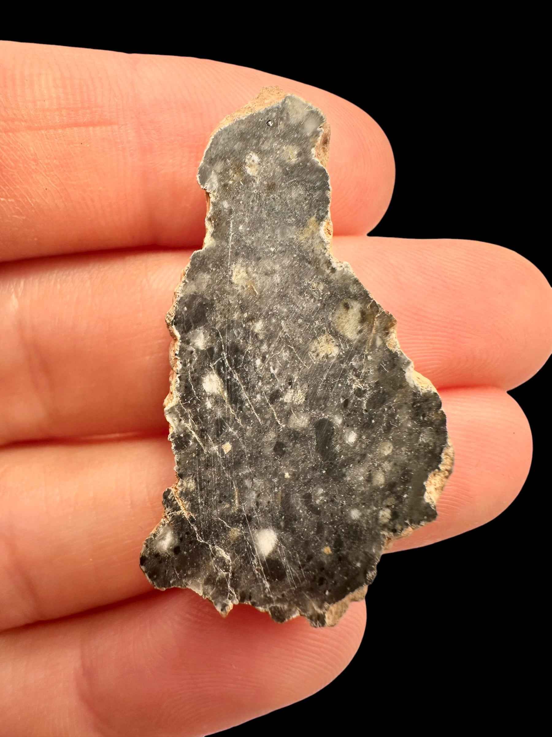 Meteorite lunare Bechar 007 – 5,8g – Algeria / endcut - MEBA186