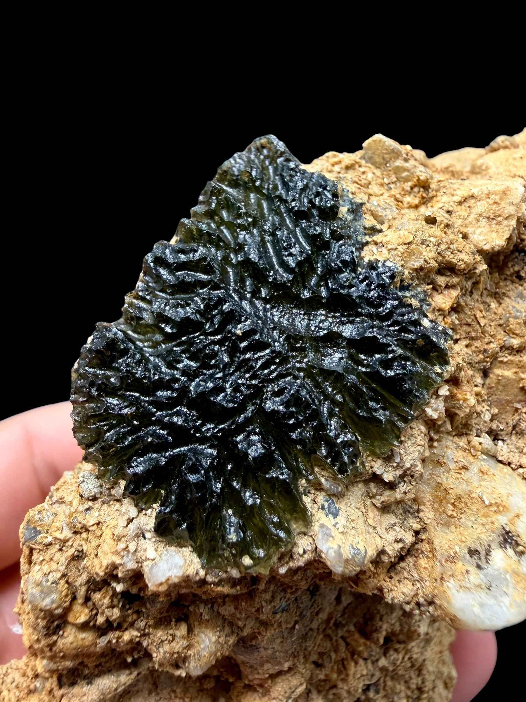 Moldavite nel sedimento – Maly Chlum - INS063