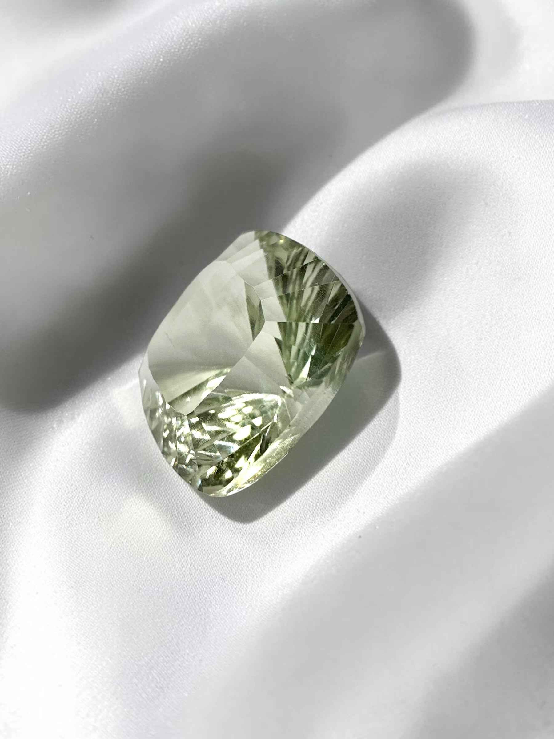 Prasiolite sfaccettata dal Brasile 8,05ct - BPR07