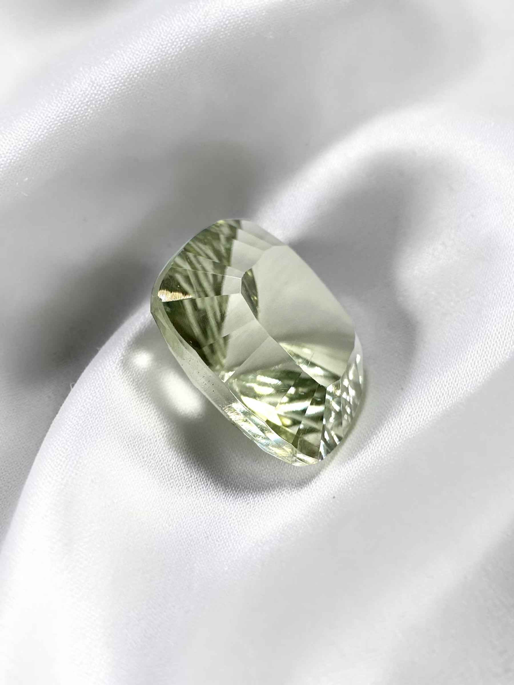 Prasiolite sfaccettata dal Brasile 8,05ct - BPR07