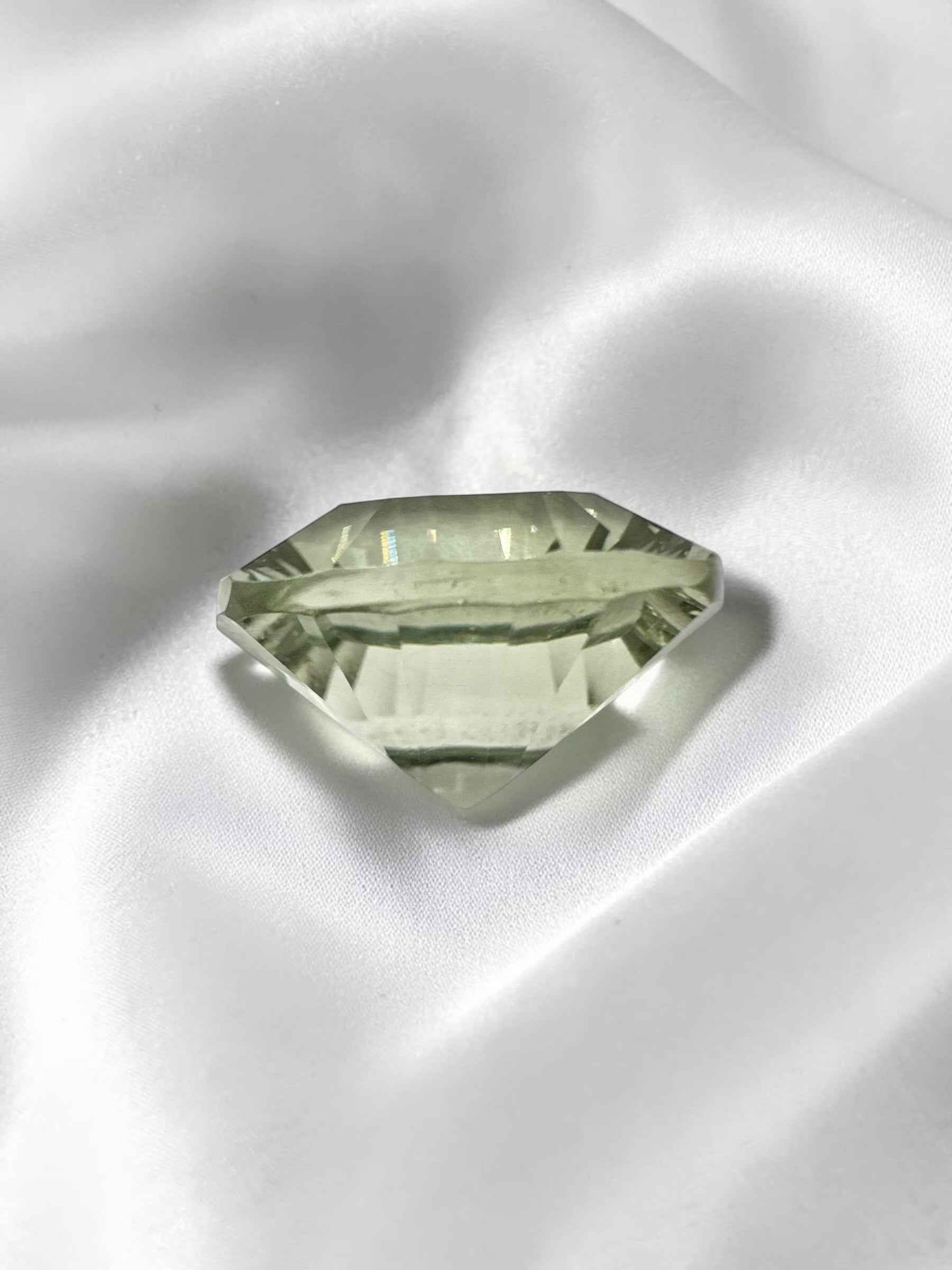 Prasiolite sfaccettata dal Brasile 8,05ct - BPR07