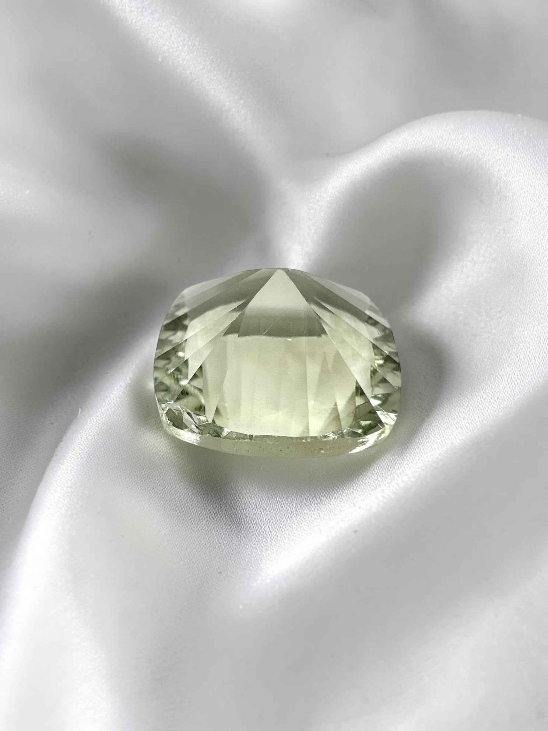 Prasiolite sfaccettata dal Brasile 8,05ct - BPR07