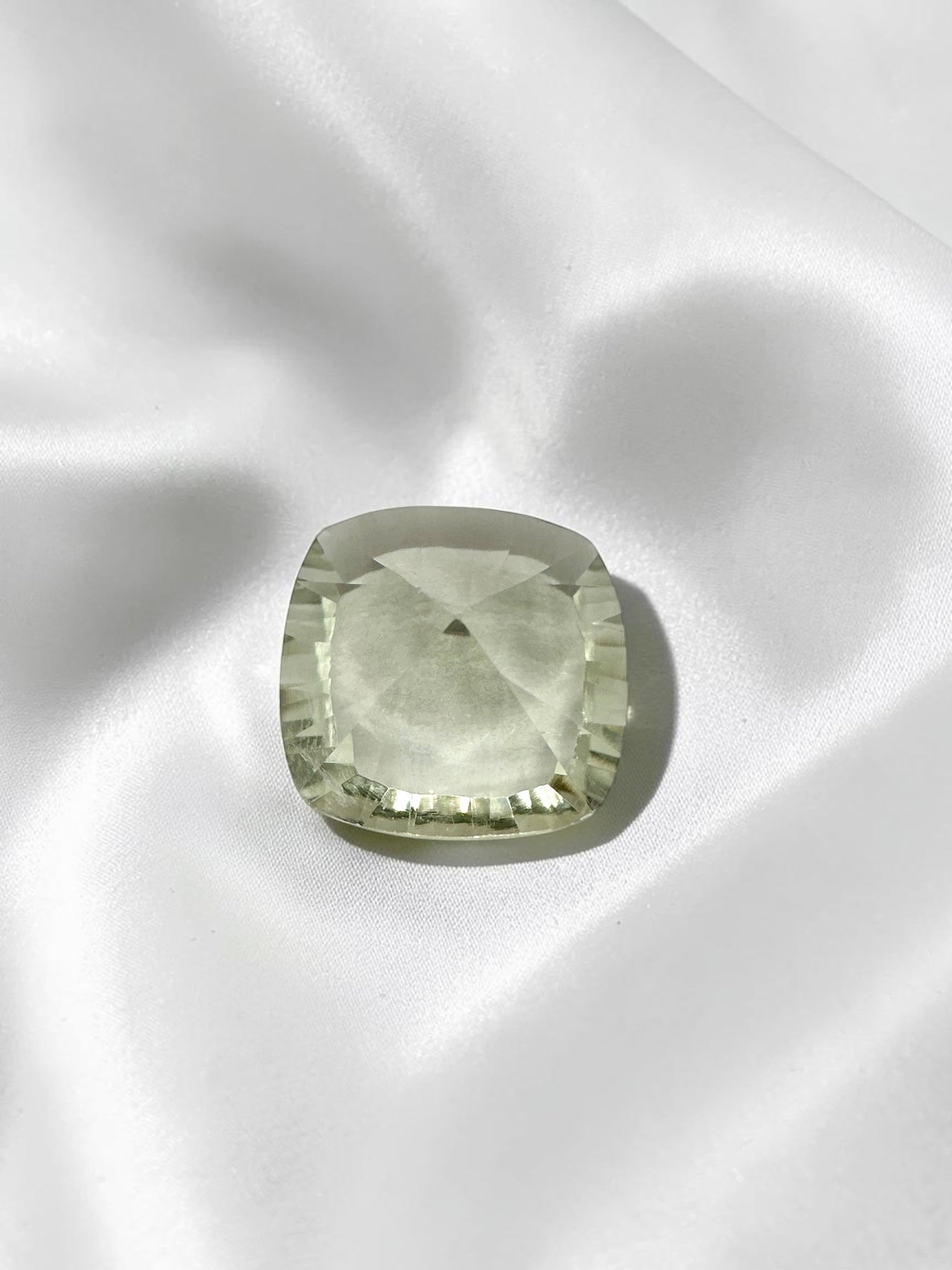 Faceted prasiolite from Brazil 8,05ct - BPR07