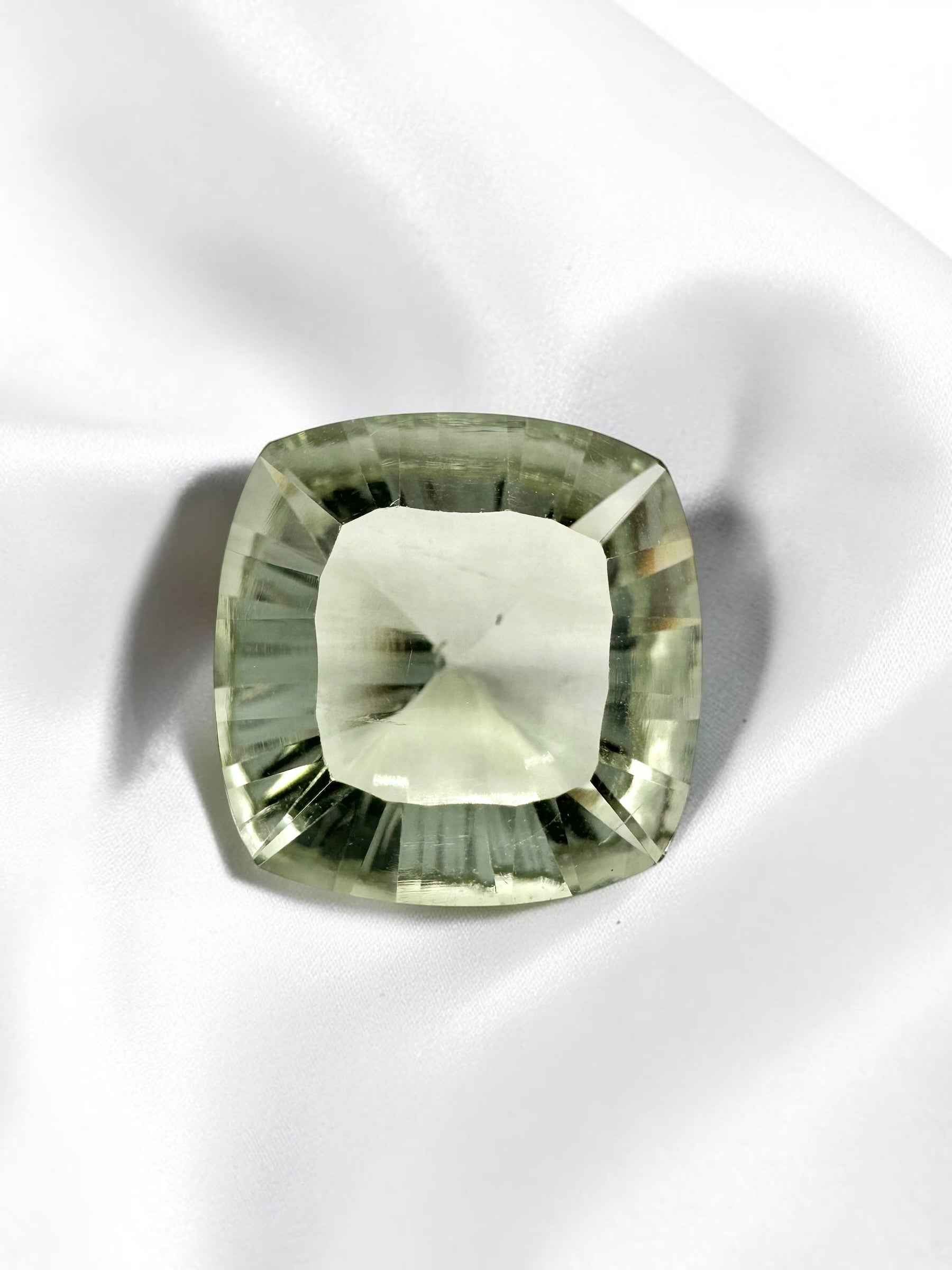 Prasiolite sfaccettata dal Brasile 8,05ct - BPR07