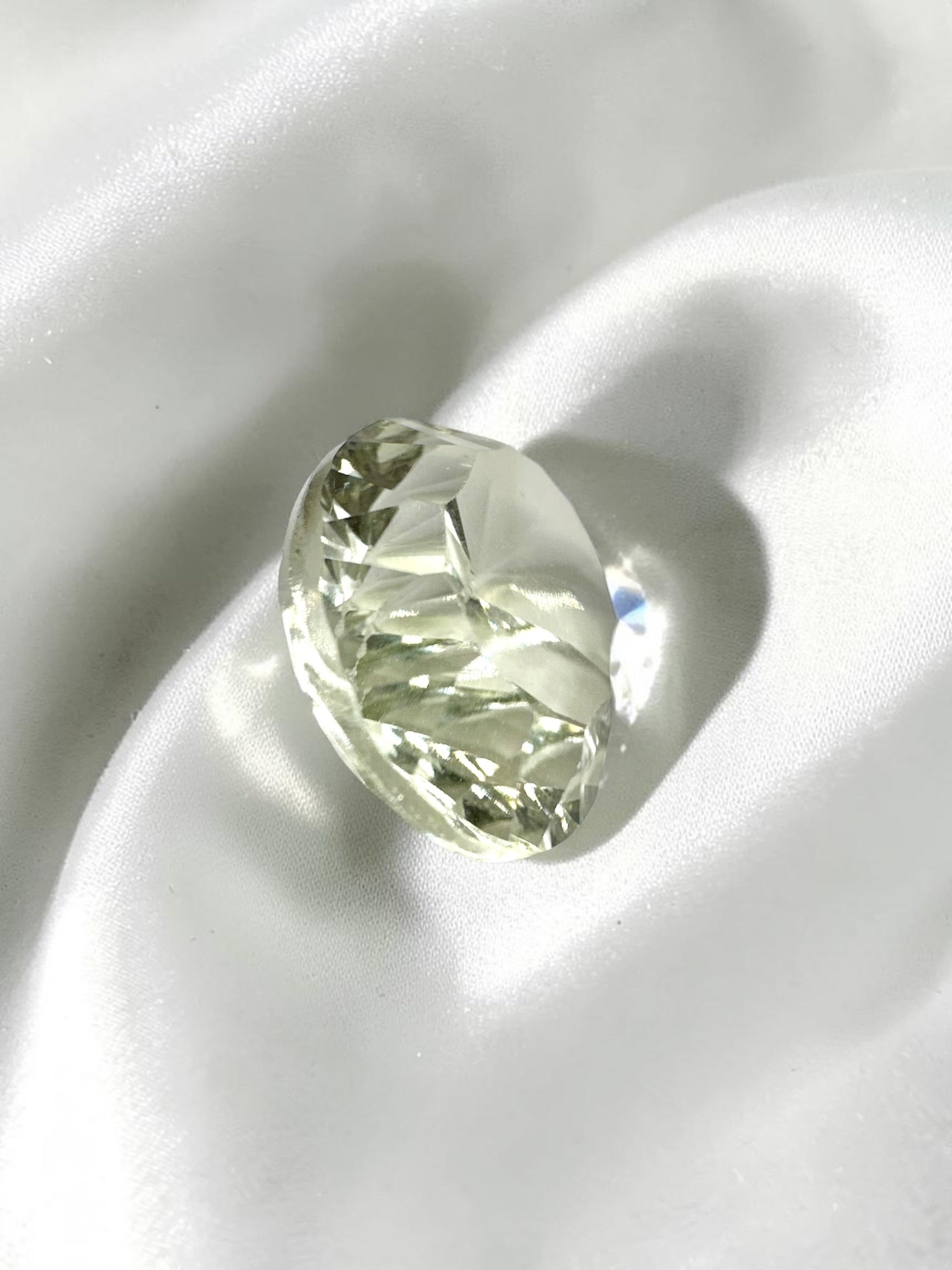 Faceted prasiolite from Brazil 9ct - BPR08