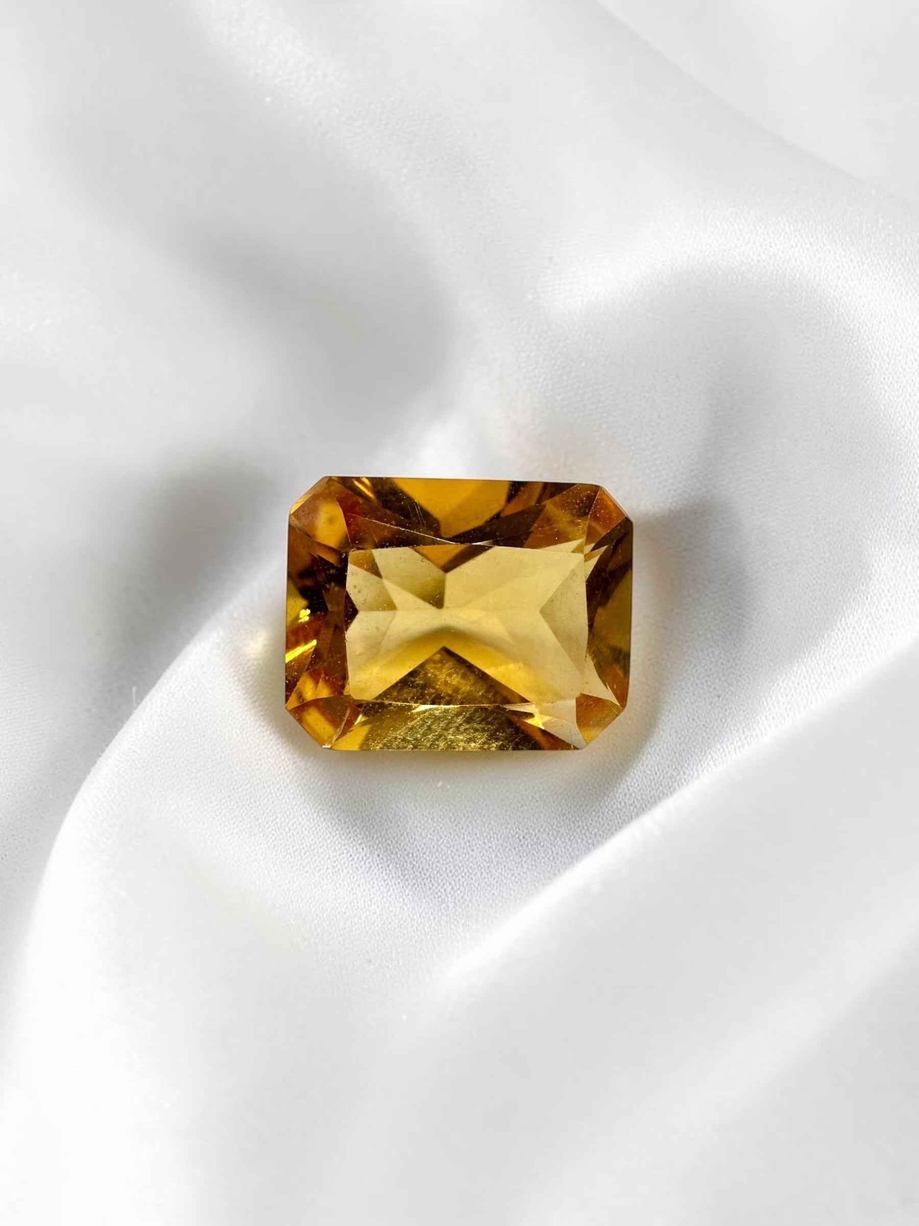 Faceted Citrino from Brazil 2ct - BC01