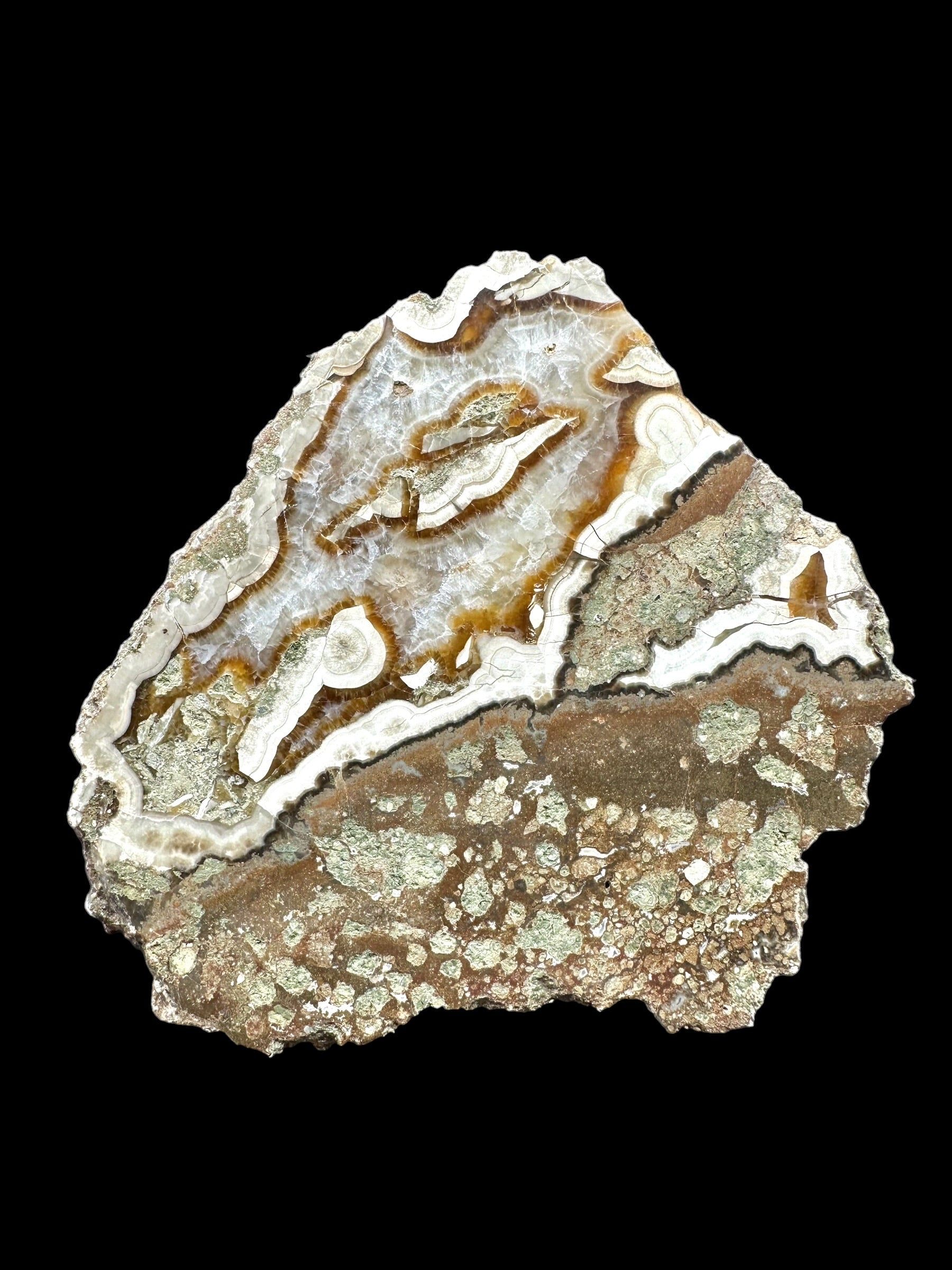 Calcite agate – Rokle u Kadane, CZ