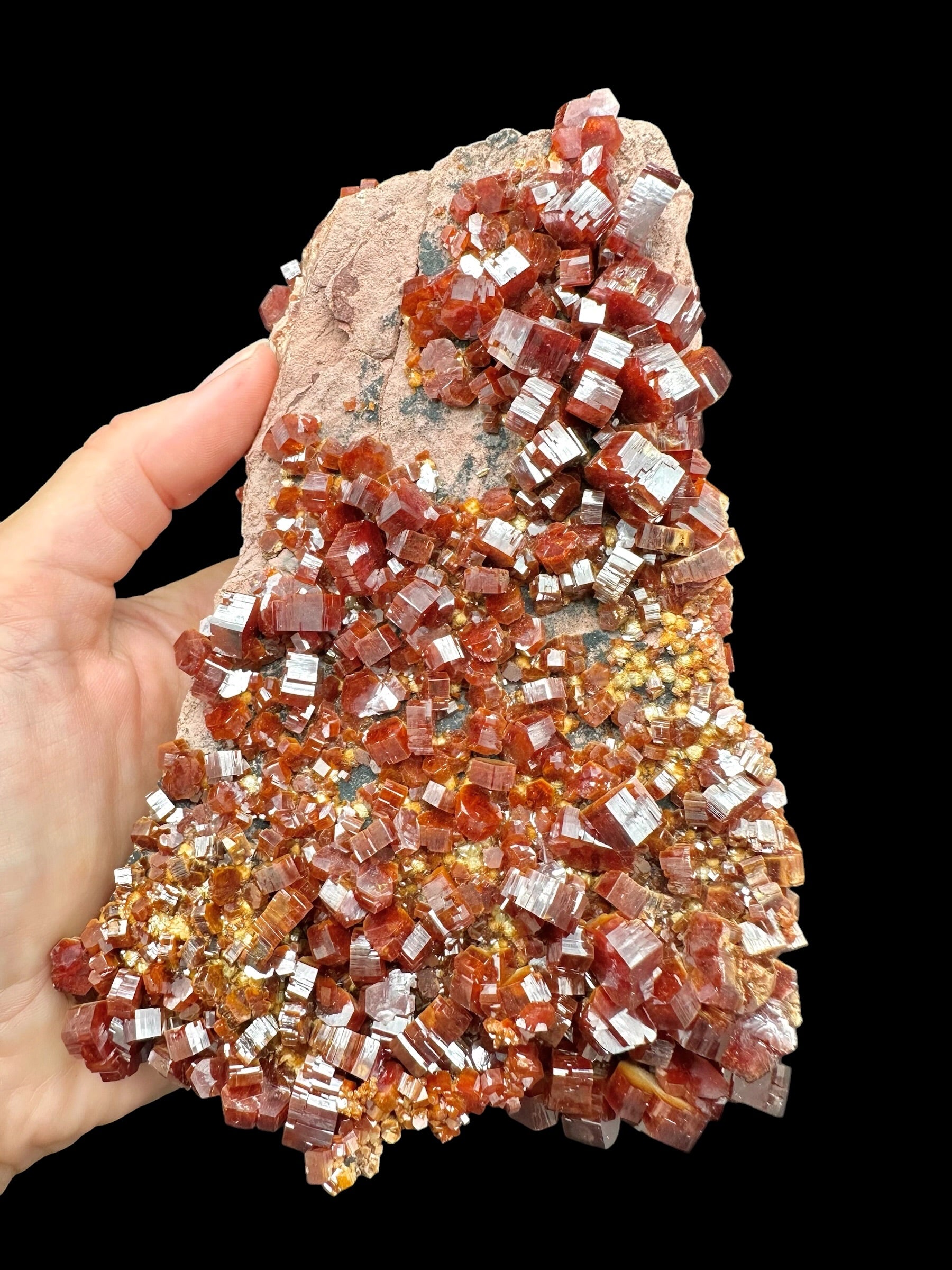 Vanadinite – Mibladen mine, Midelt, Morocco - VN187