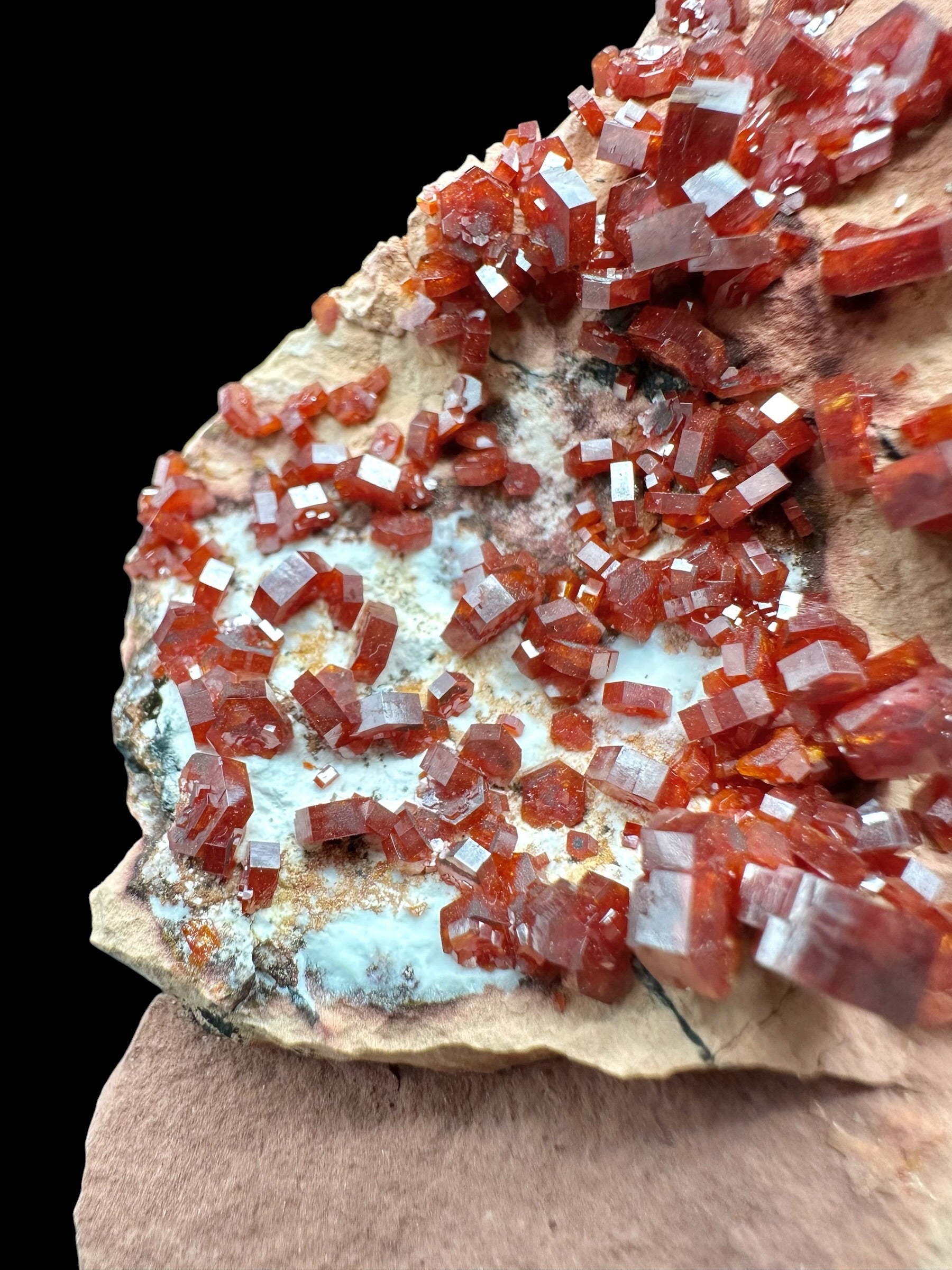 Vanadinite – Mibladen mine, Midelt, Morocco - VN188