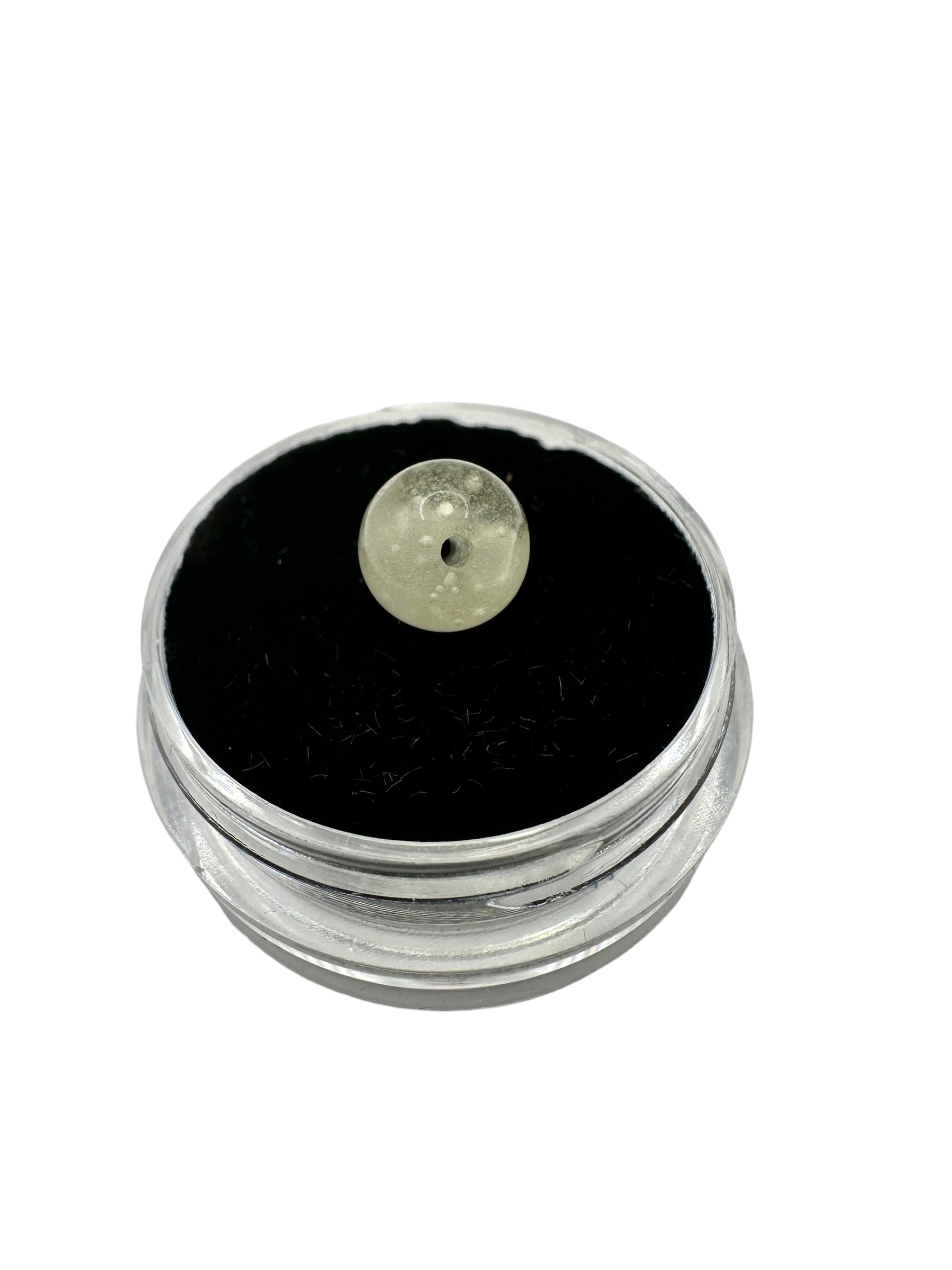 Libyan desert glass bead sphere 7 mm – random piece