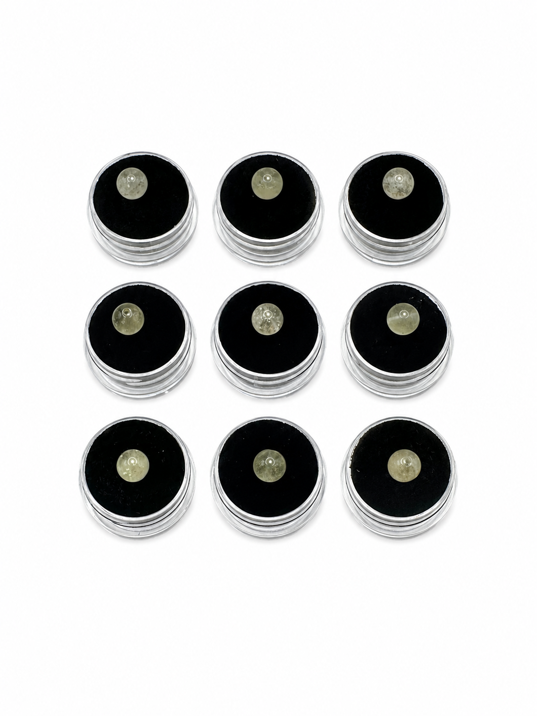Libyan desert glass bead sphere 7 mm – random piece - LSK01