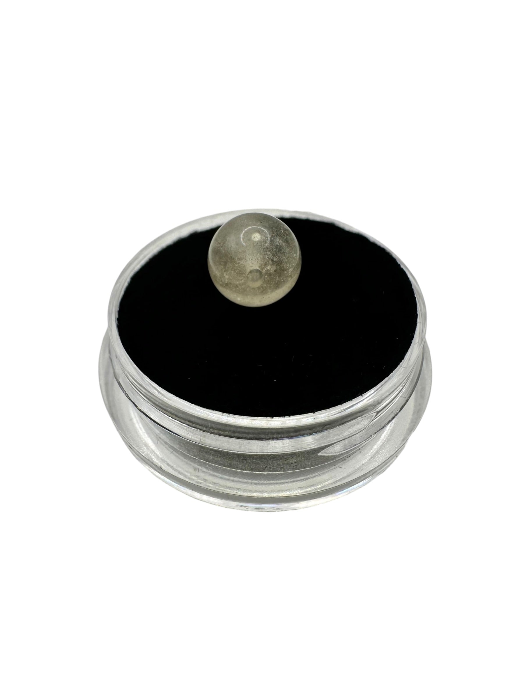 Libyan desert glass bead sphere 2,1ct - LSK03