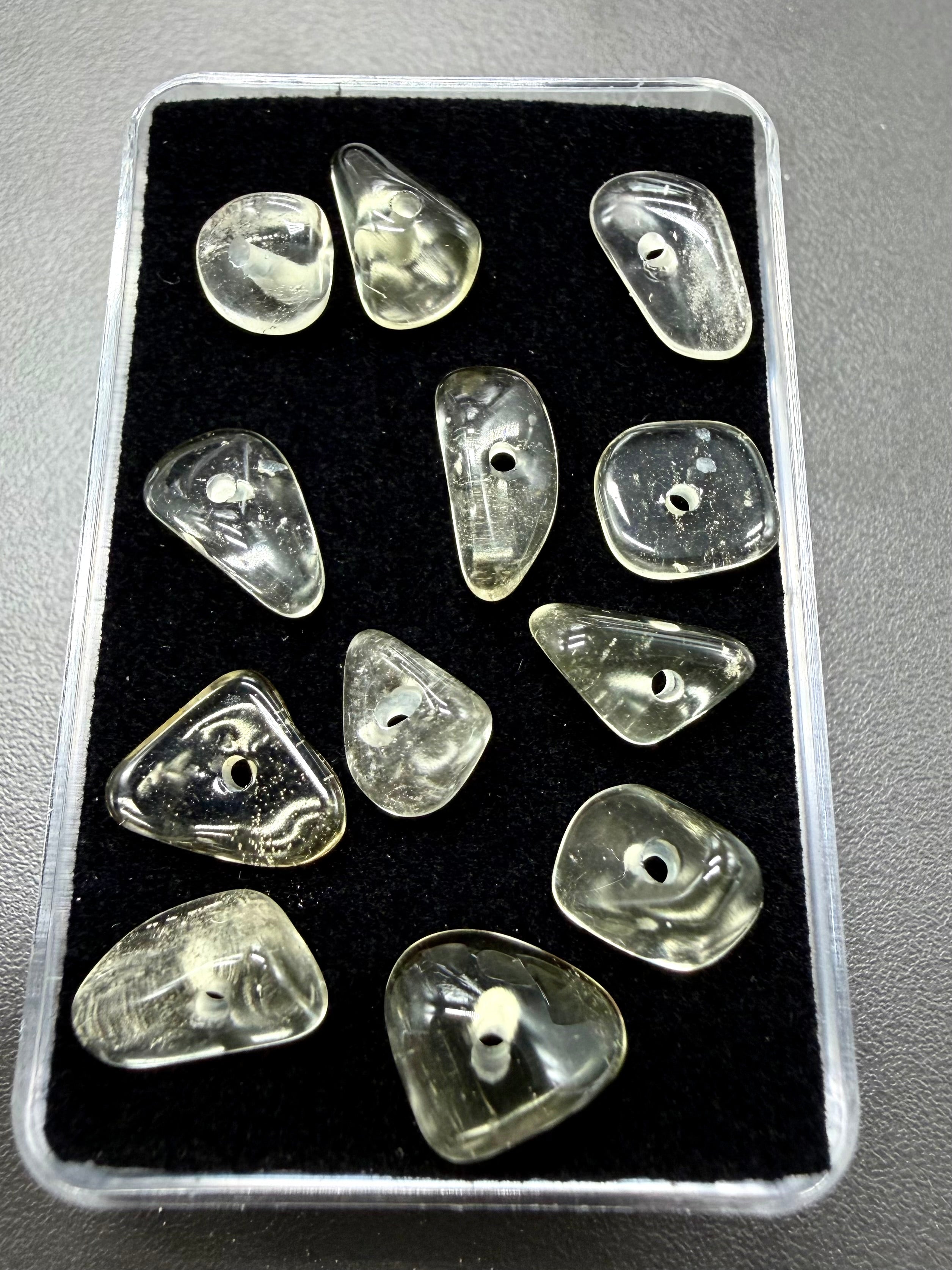 Tumbled Libyan Desert Glass Bead – random piece