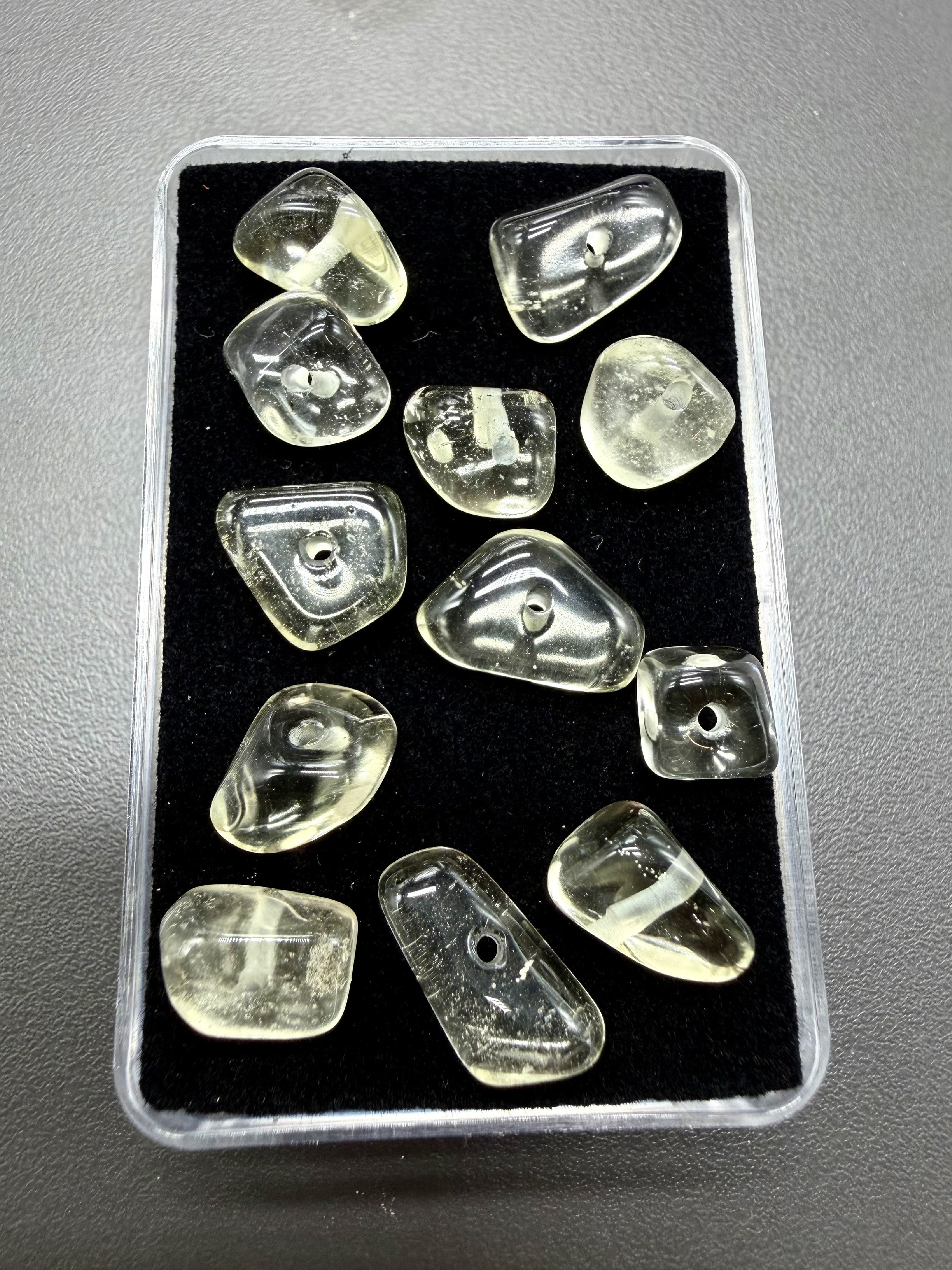 Tumbled Libyan Desert Glass Bead – random choice
