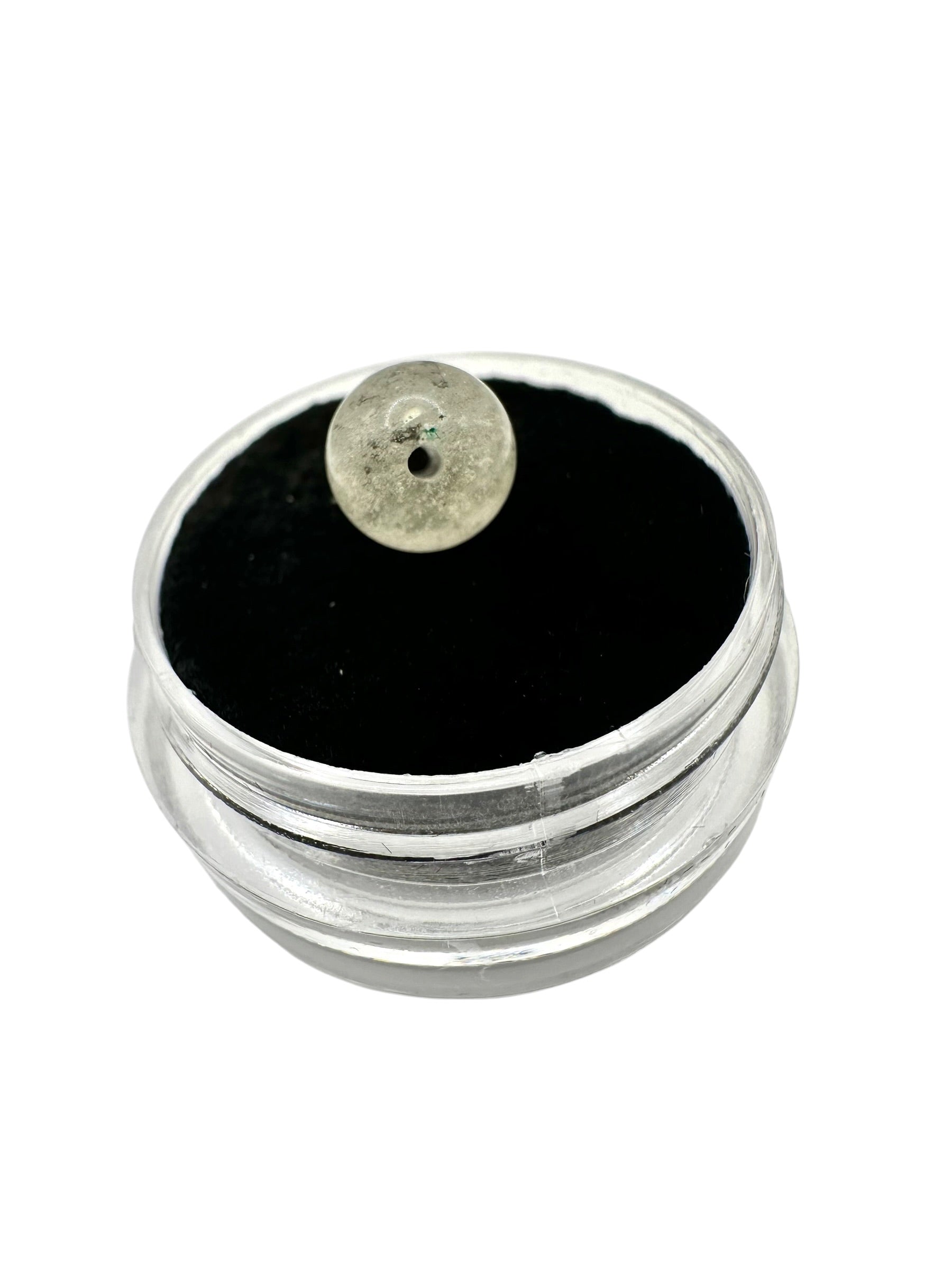 Libyan desert glass bead sphere