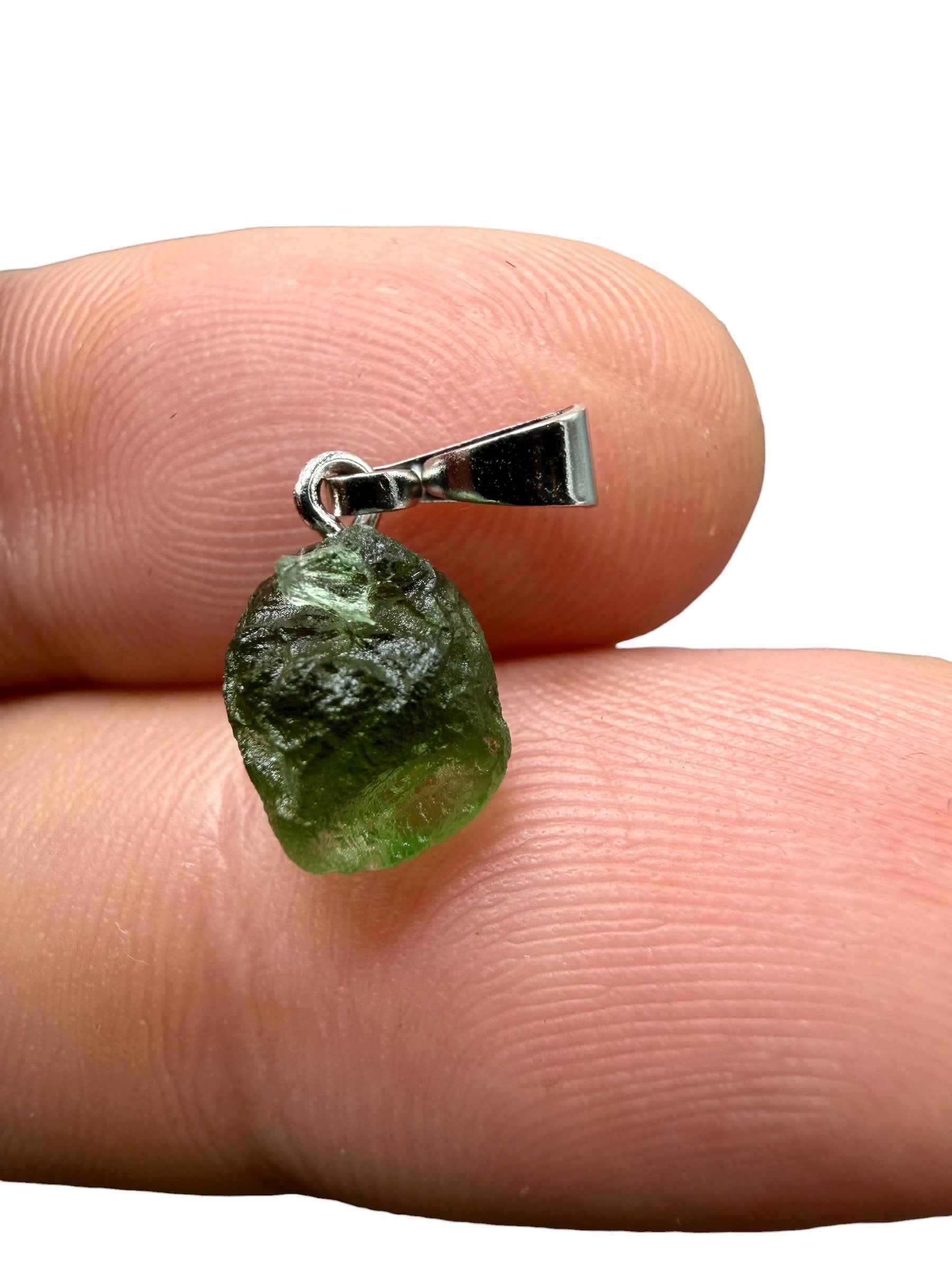 Ciondolo di moldavite 0,5g - P/V499