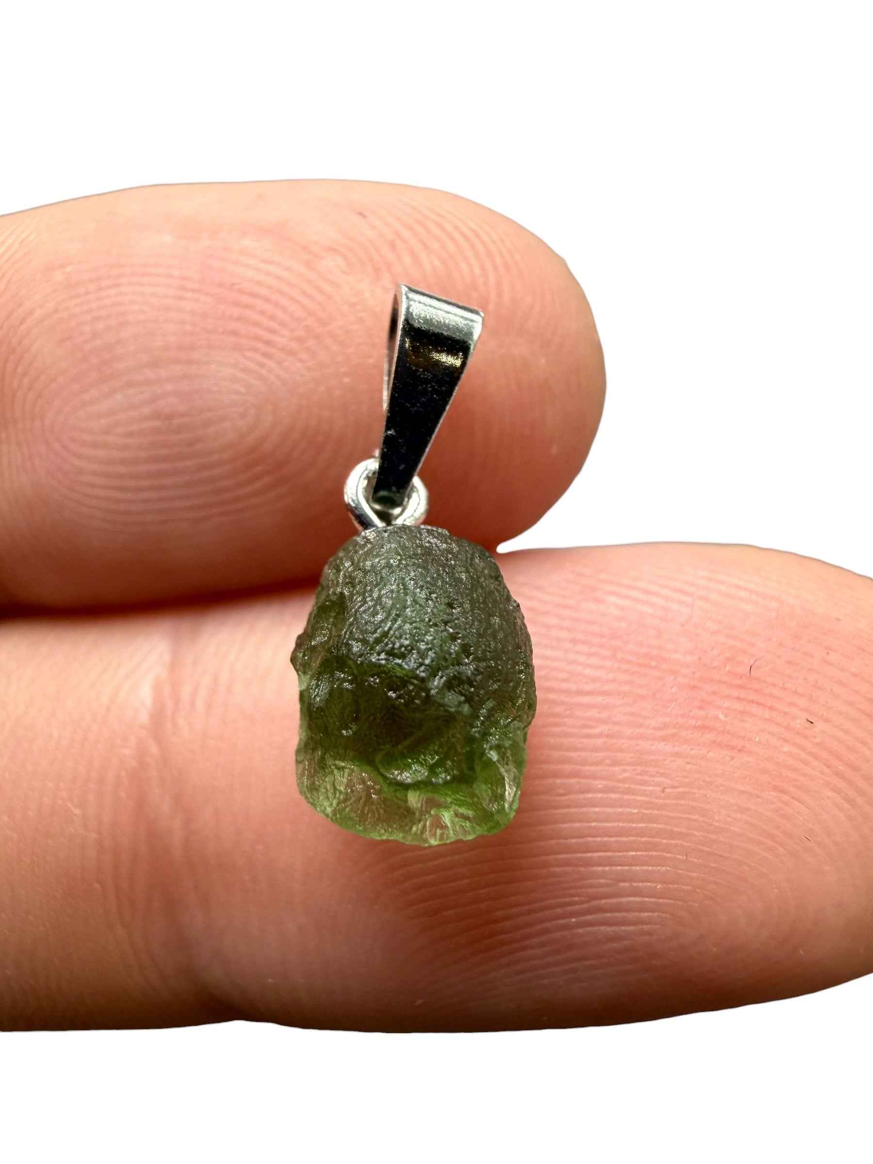 Ciondolo di moldavite 0,5g - P/V499