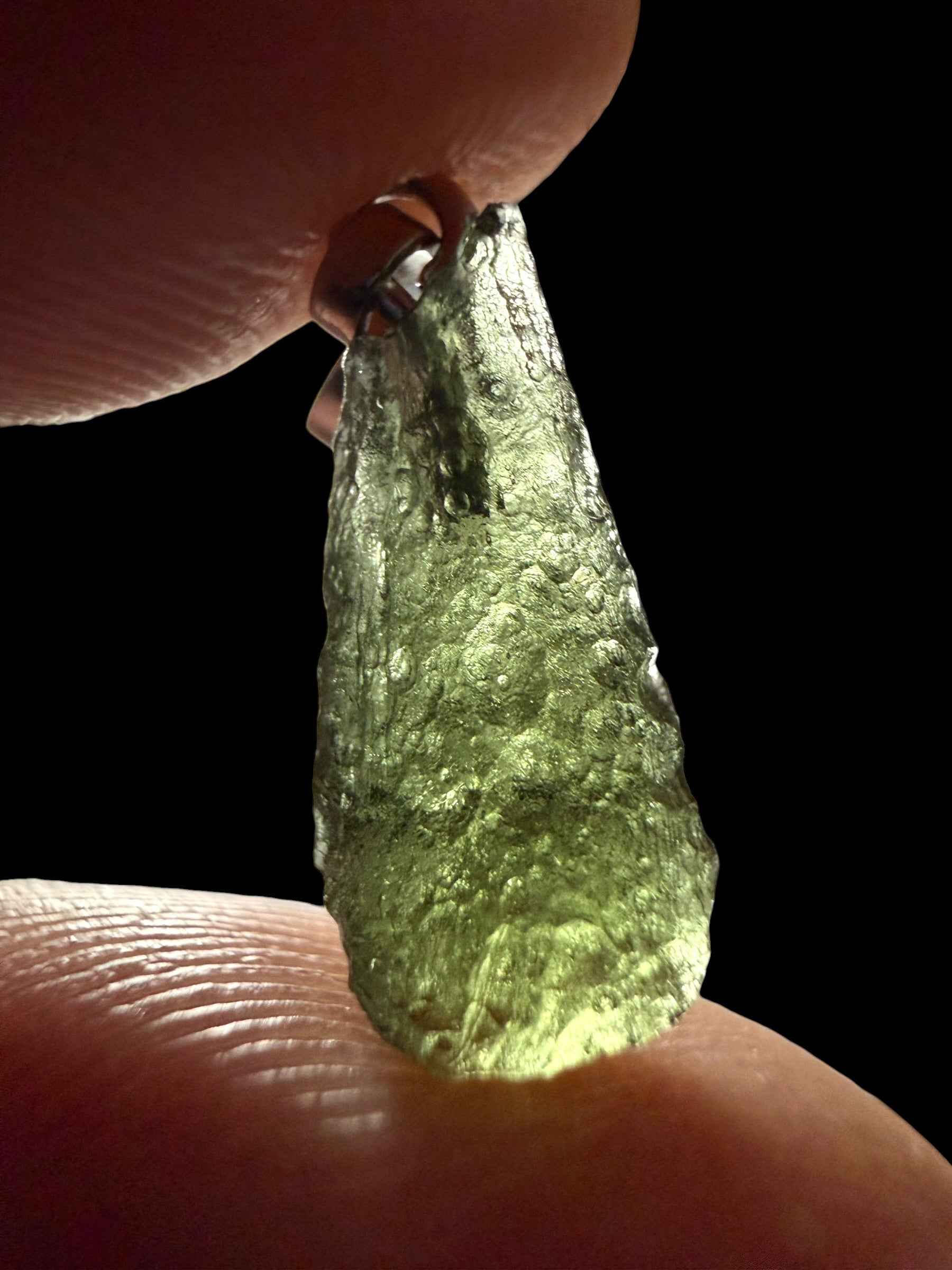 Moldavite pendant 0,6g - P/V503