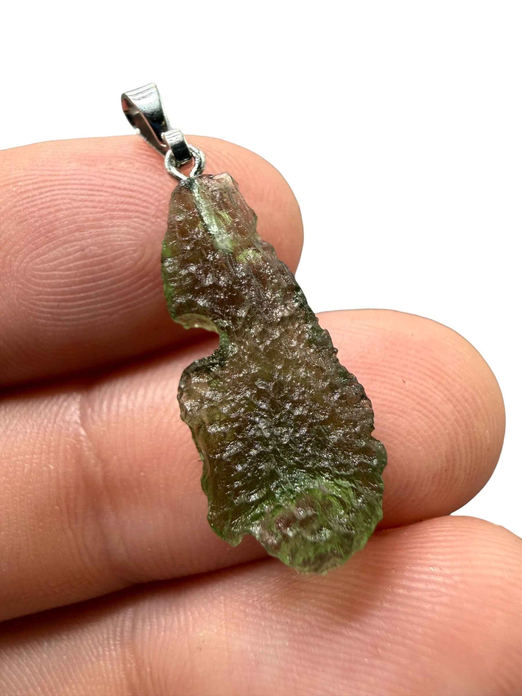 Ciondolo di moldavite 1,2g - P/V508