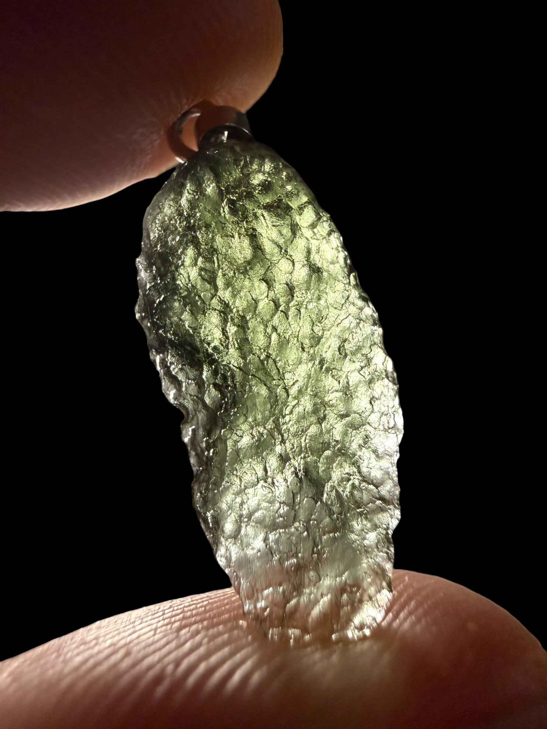 Moldavite pendant 0,9g - P/V509