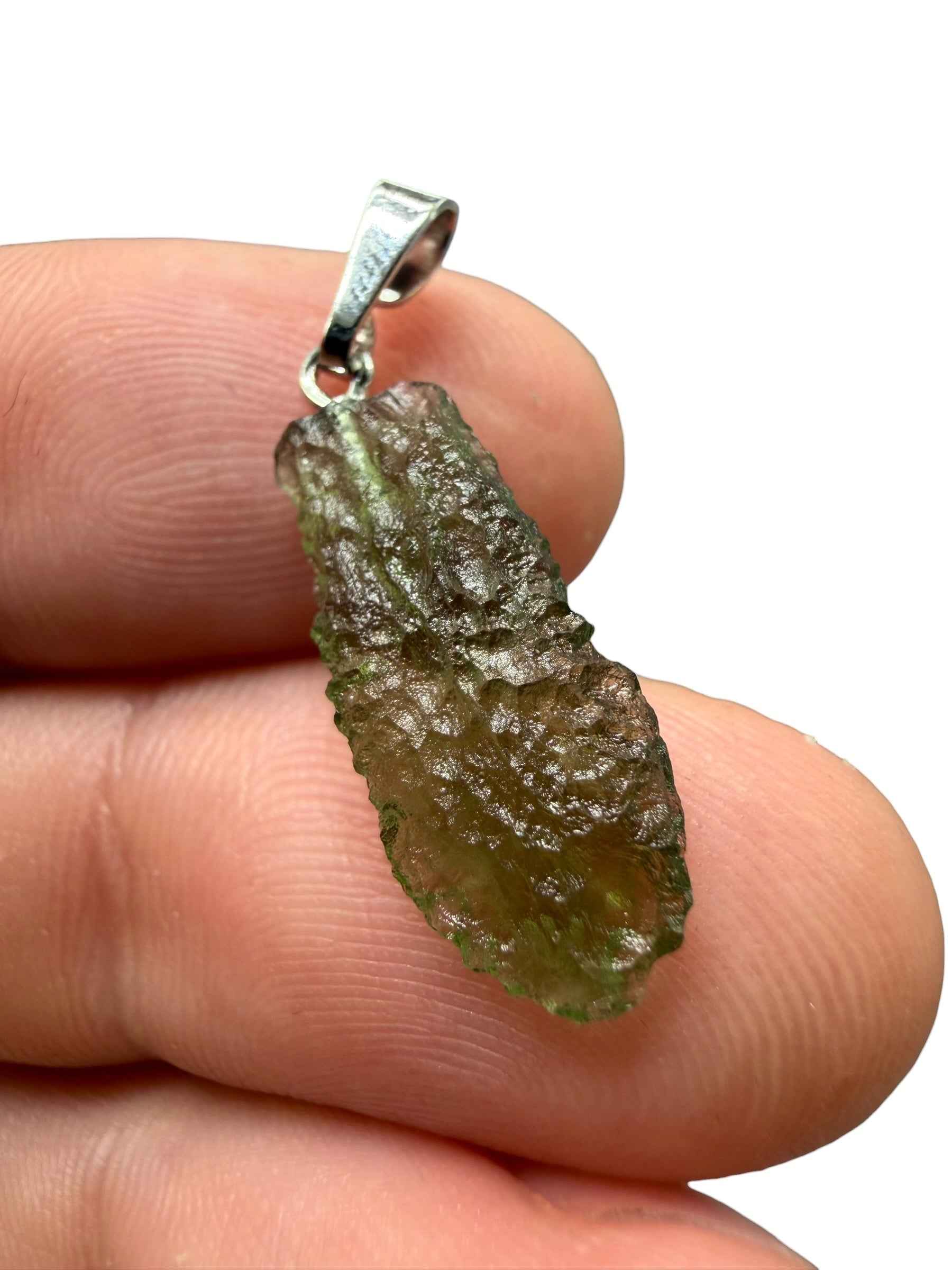 Moldavite pendant 0,8g - P/V511
