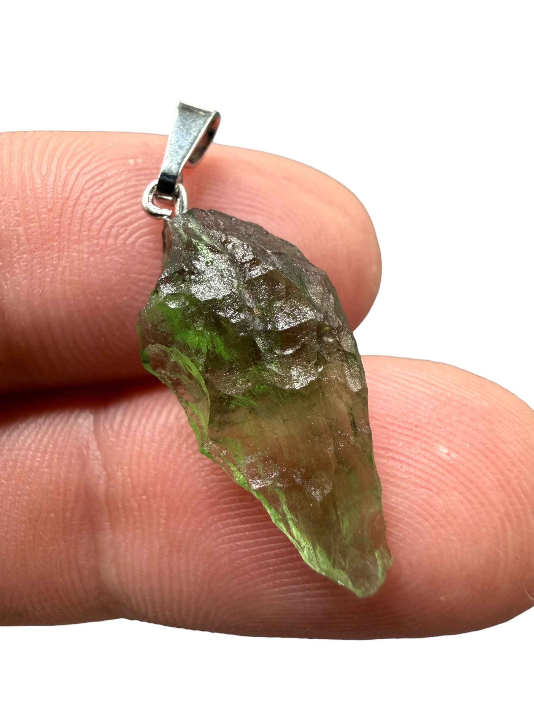 Ciondolo di moldavite 1,25g - P/V512