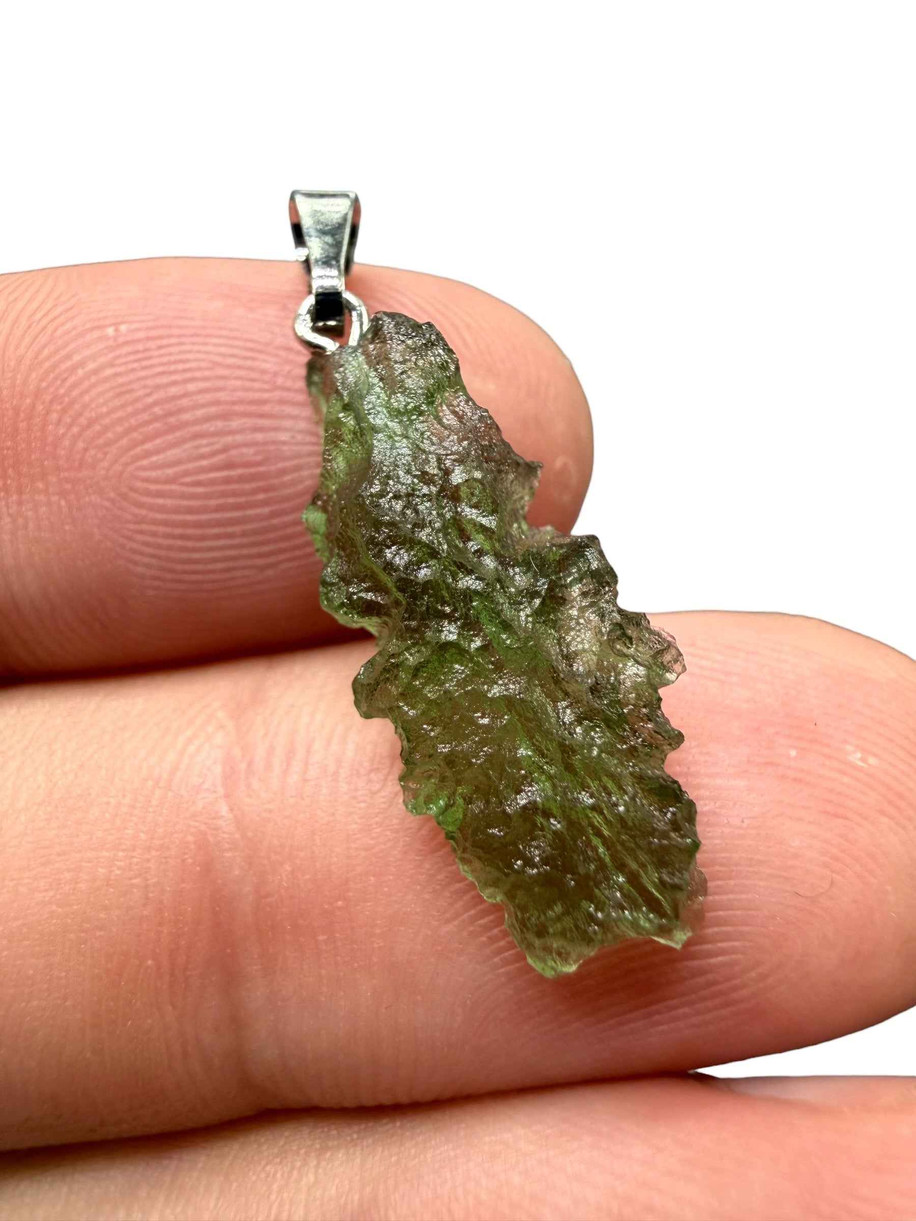 Ciondolo di moldavite 1,1g - P/V518