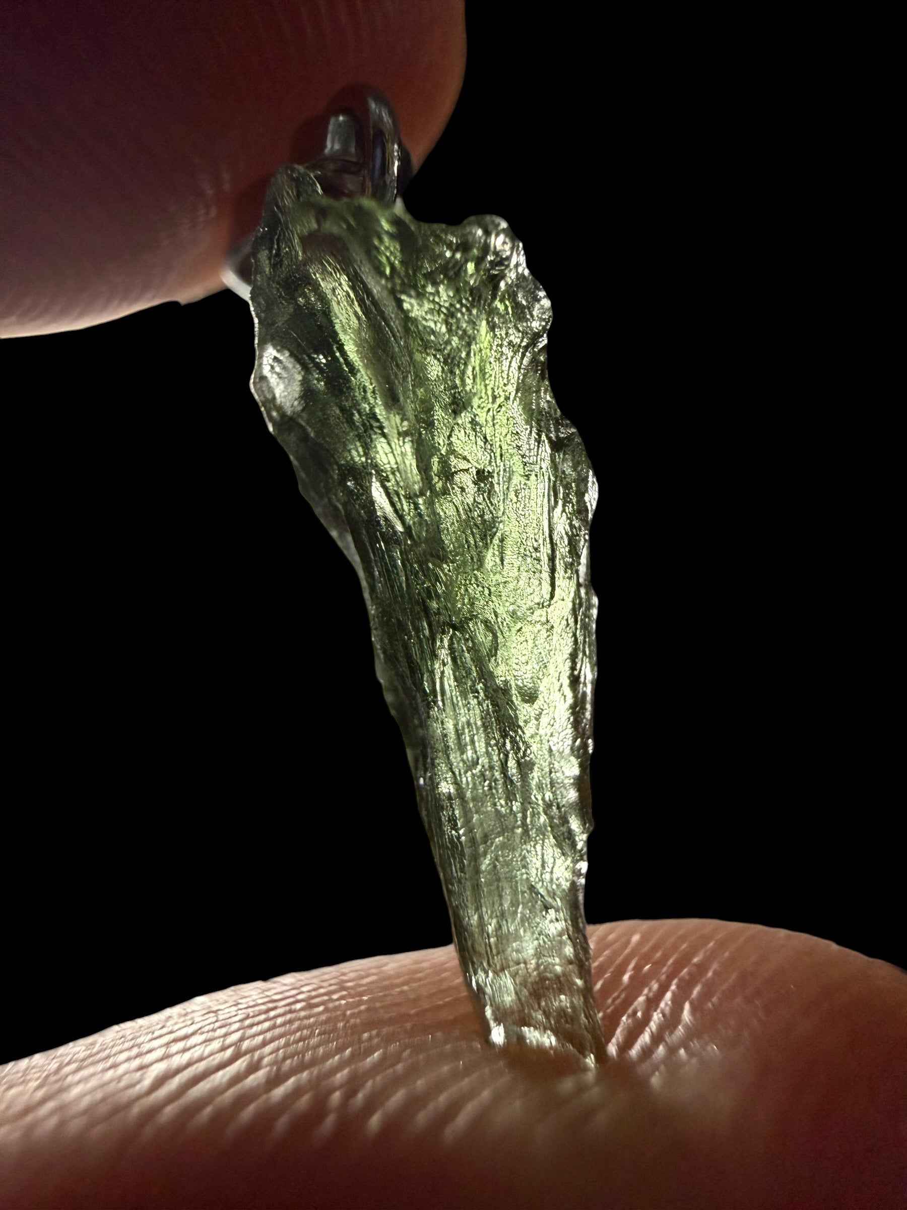 Moldavite pendant 0,55g - P/V520