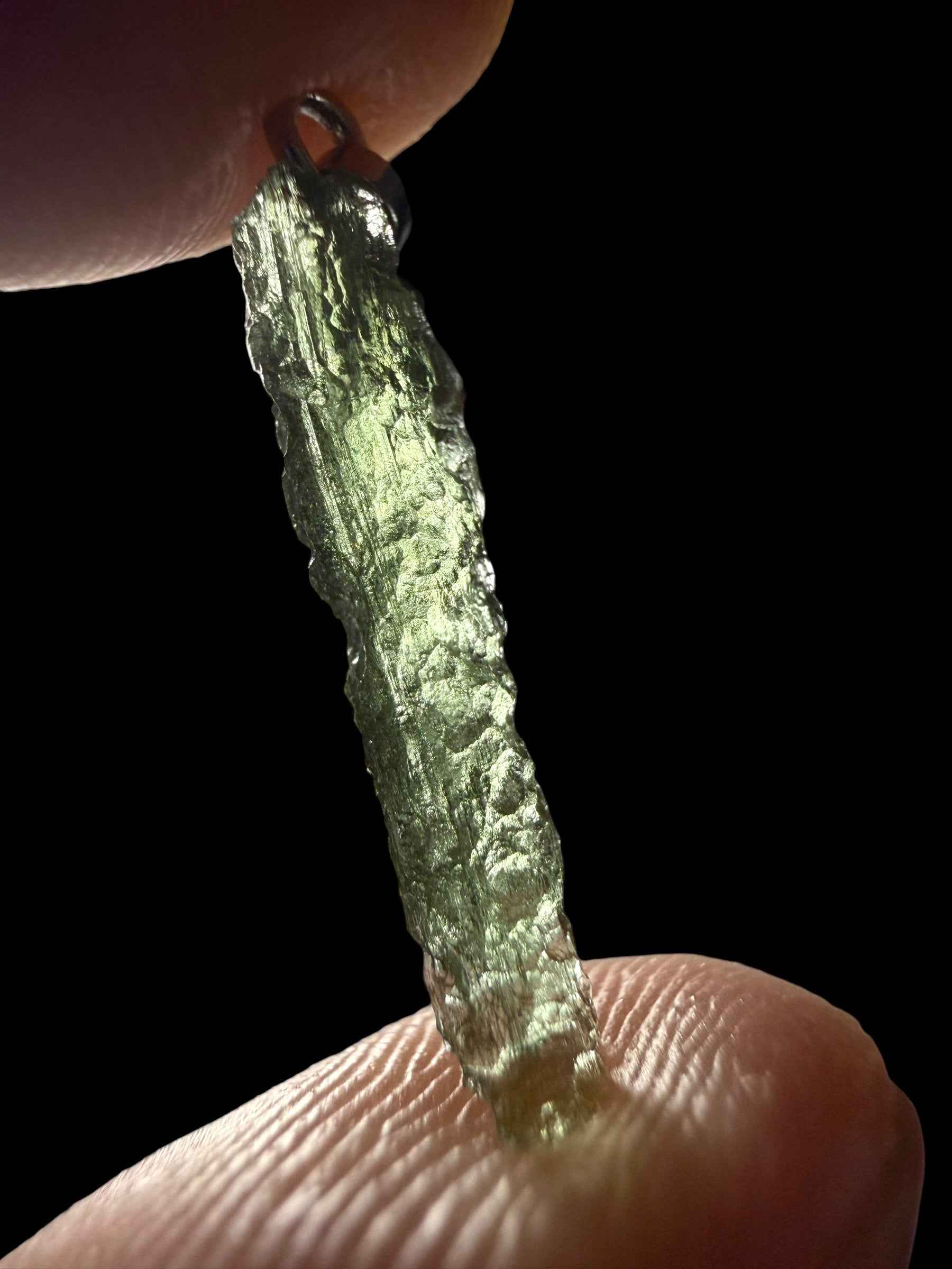 Moldavite pendant 0,45g - P/V522