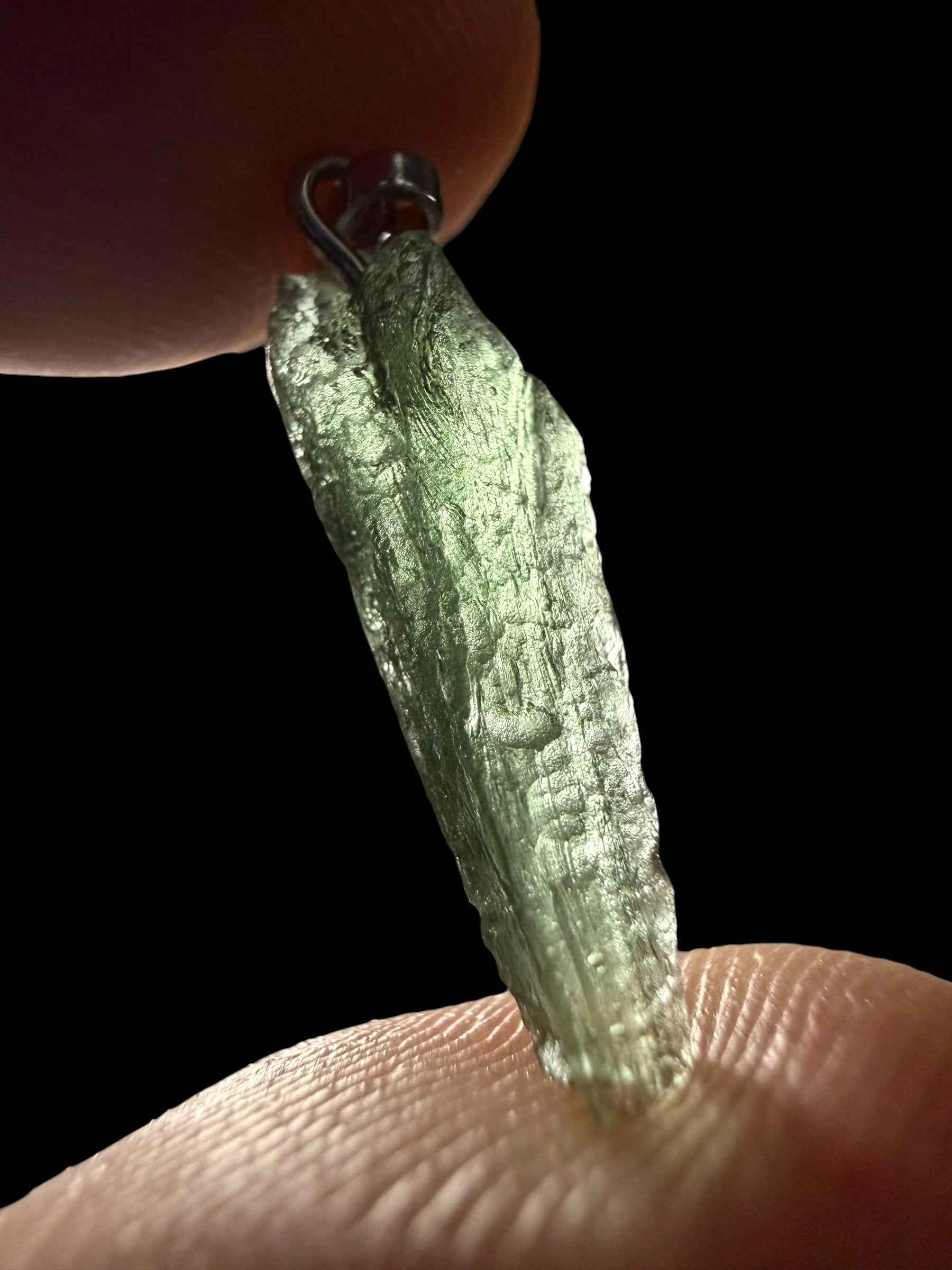 Moldavite pendant 0,7g - P/V523