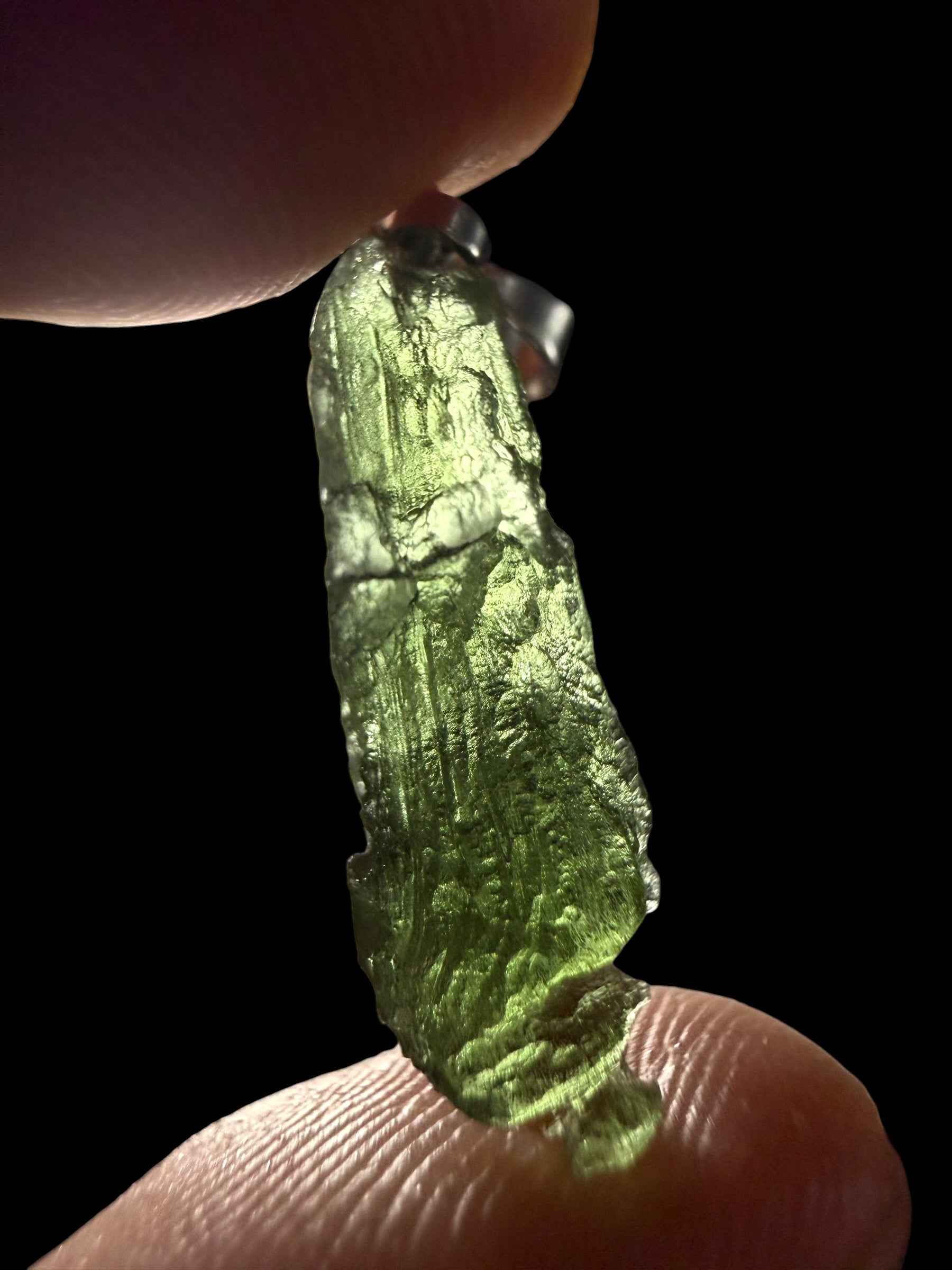 Moldavite pendant 1,3g - P/V526