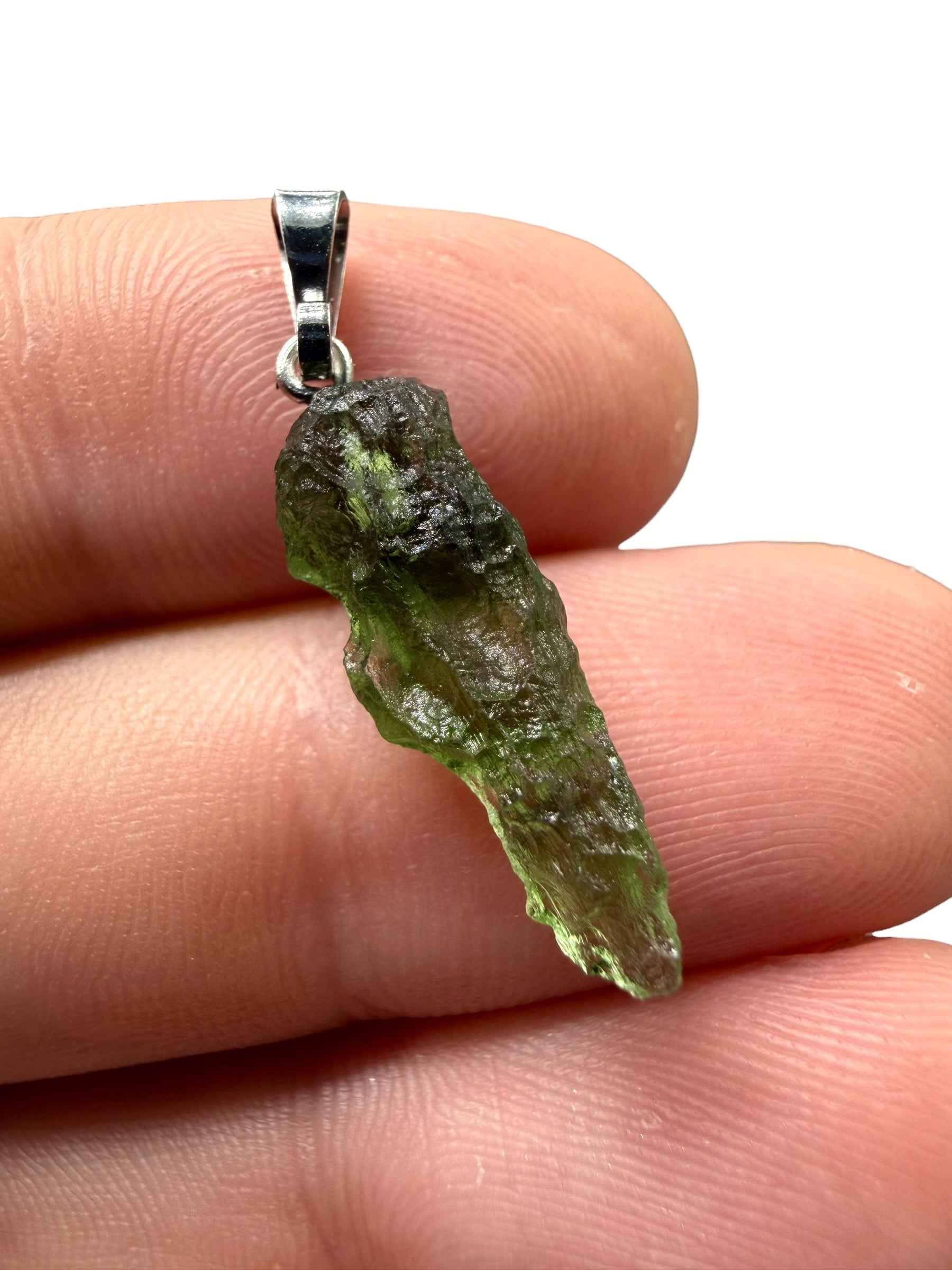 Ciondolo di moldavite 1g - P/V527