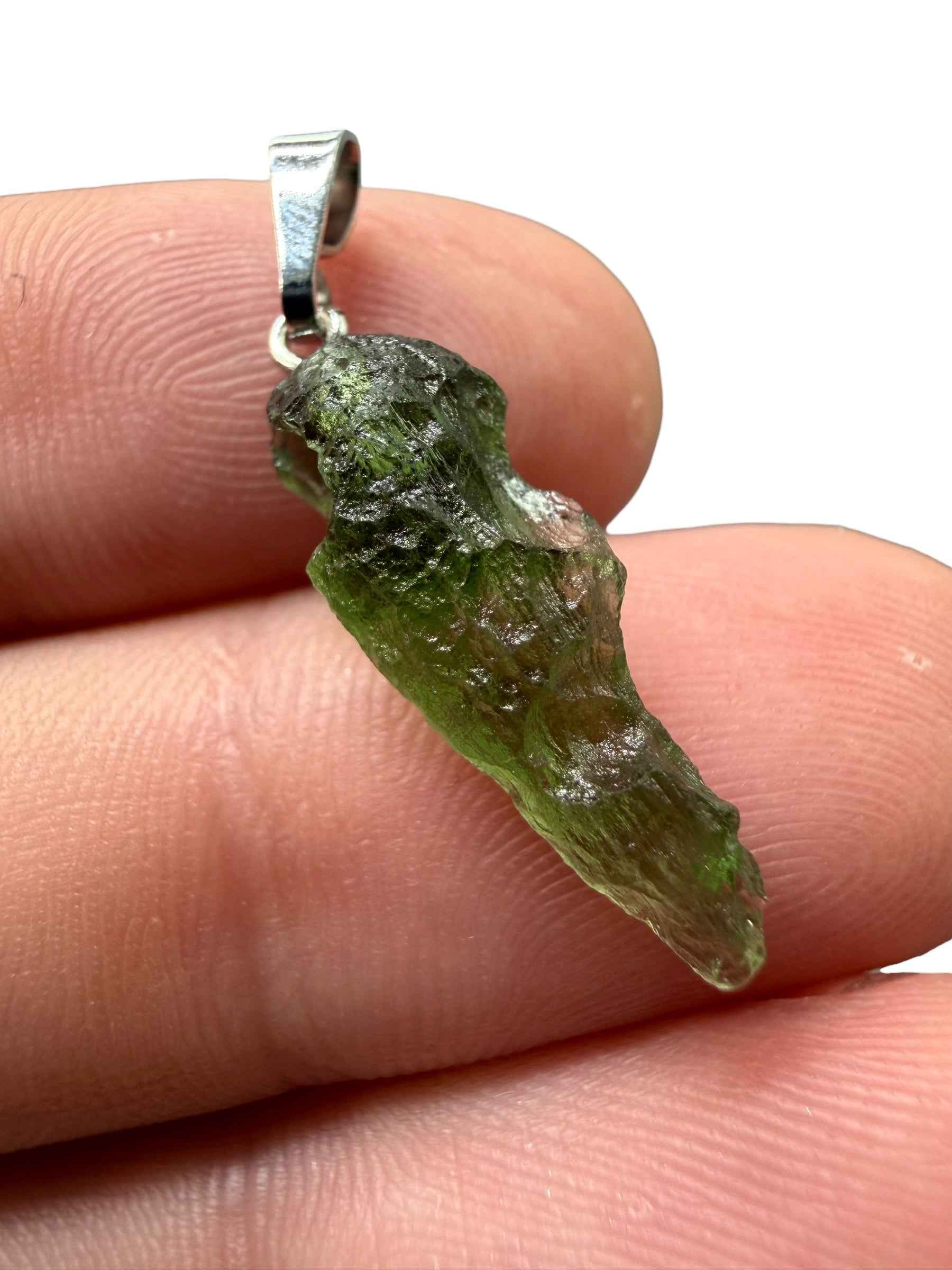 Ciondolo di moldavite 1g - P/V527