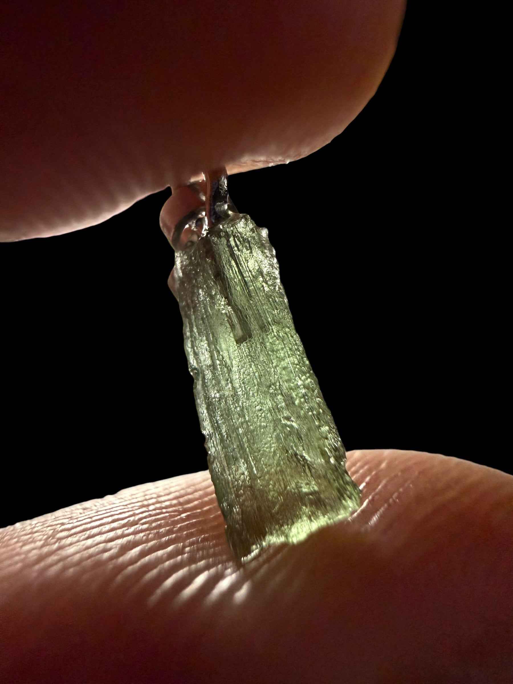 Moldavite pendant 0,3g - P/V528