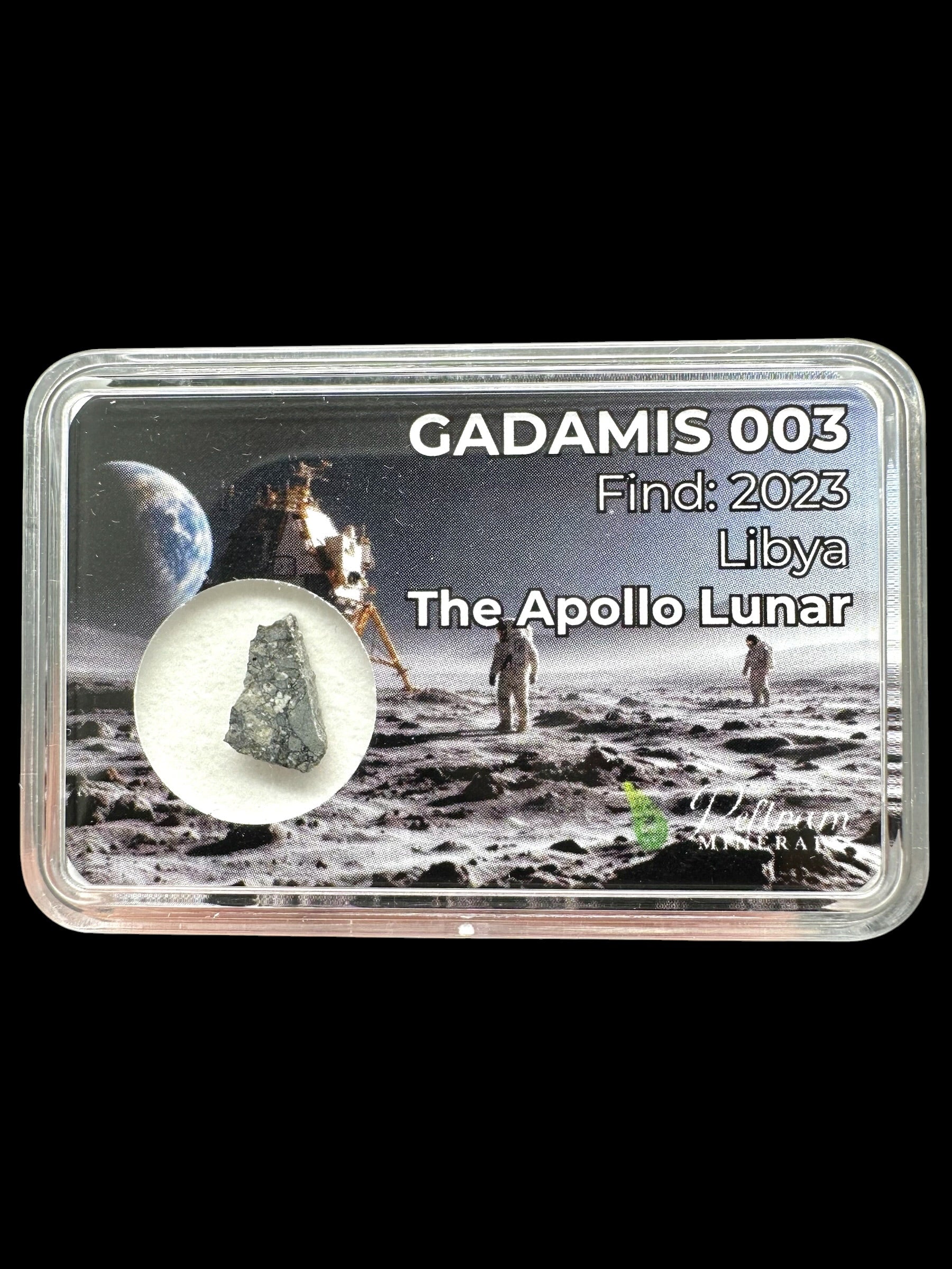 Lunar meteorite Gadamis 003 – 0,2g – Libya