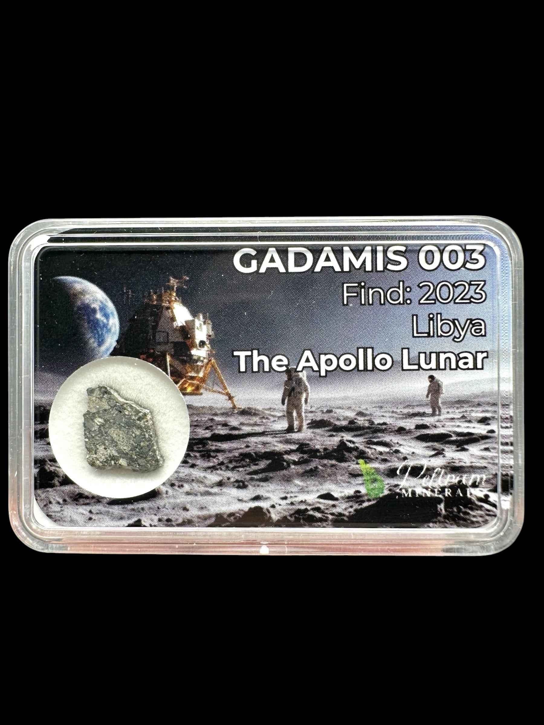 Meteorite lunare Gadamis 003 – 0,4g – Libya - MEGD55