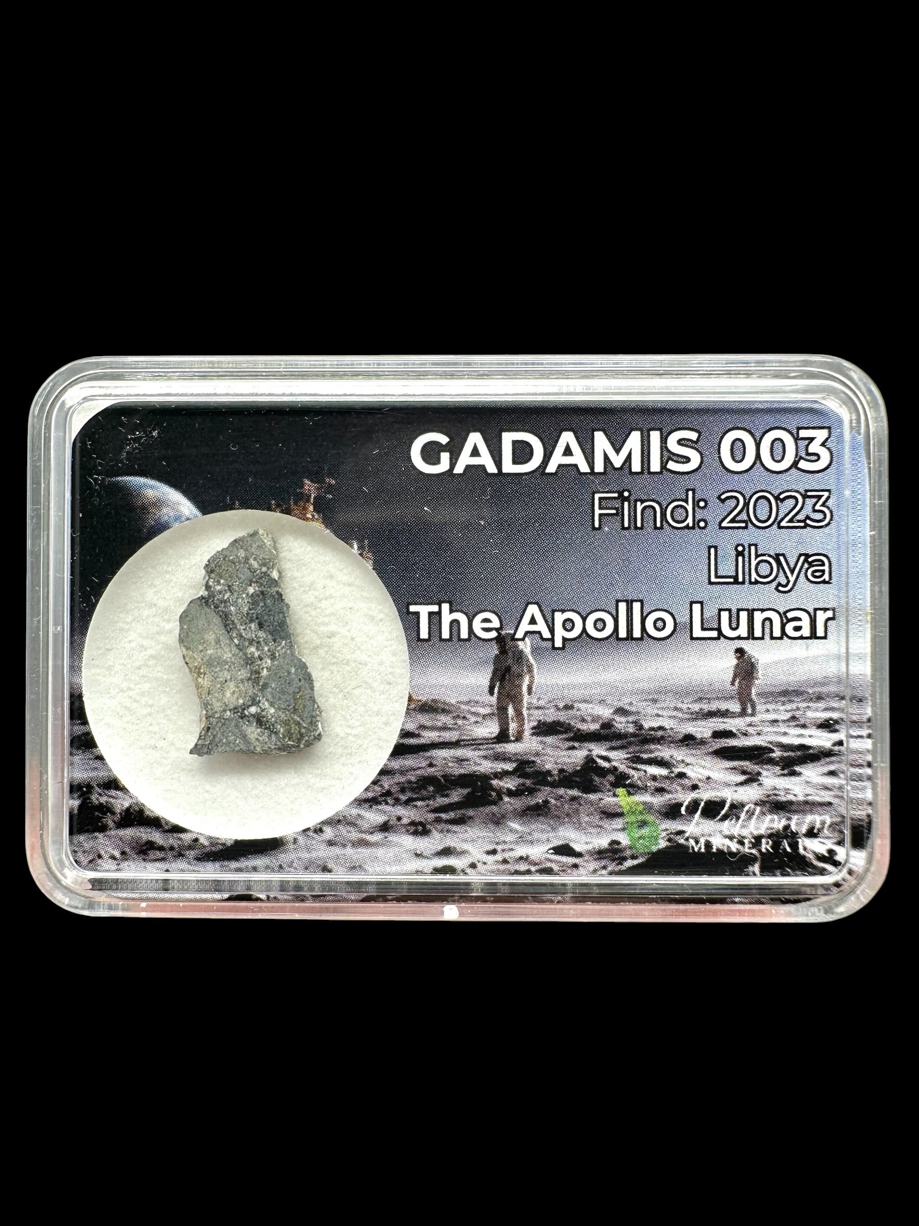Lunar meteorite Gadamis 003 – 0,6g – Libya