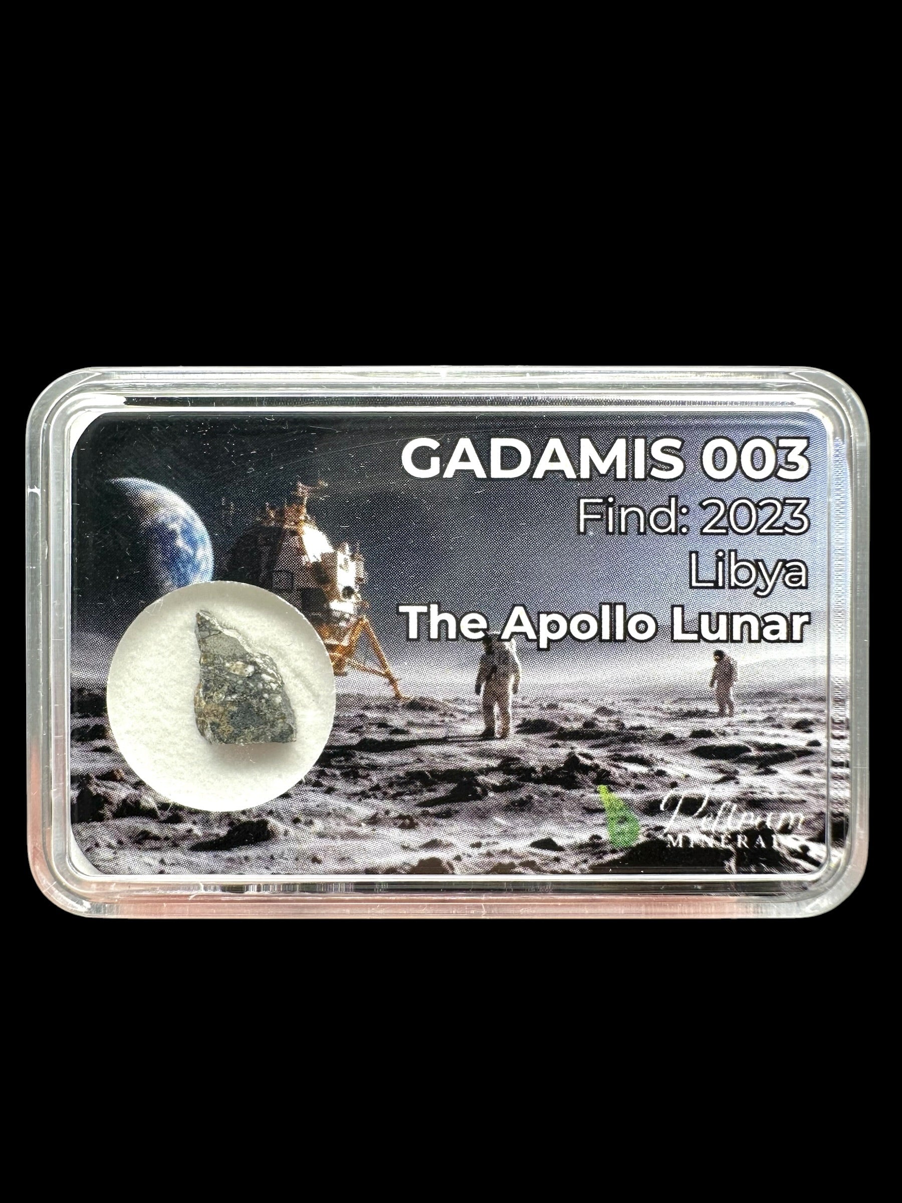 Lunar meteorite Gadamis 003 – 0,2g – Libya