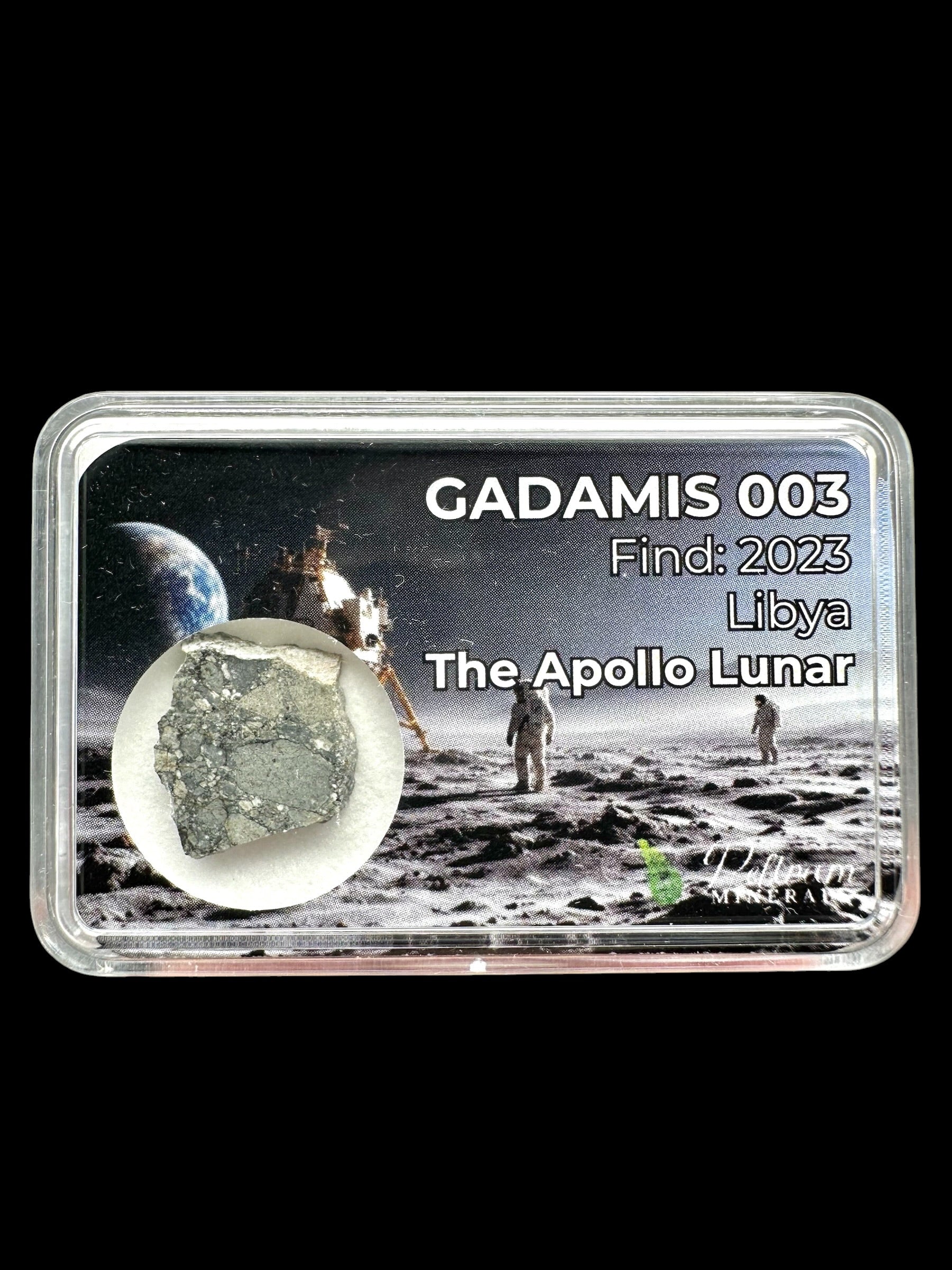 Lunar meteorite Gadamis 003 – 0,9g – Libya