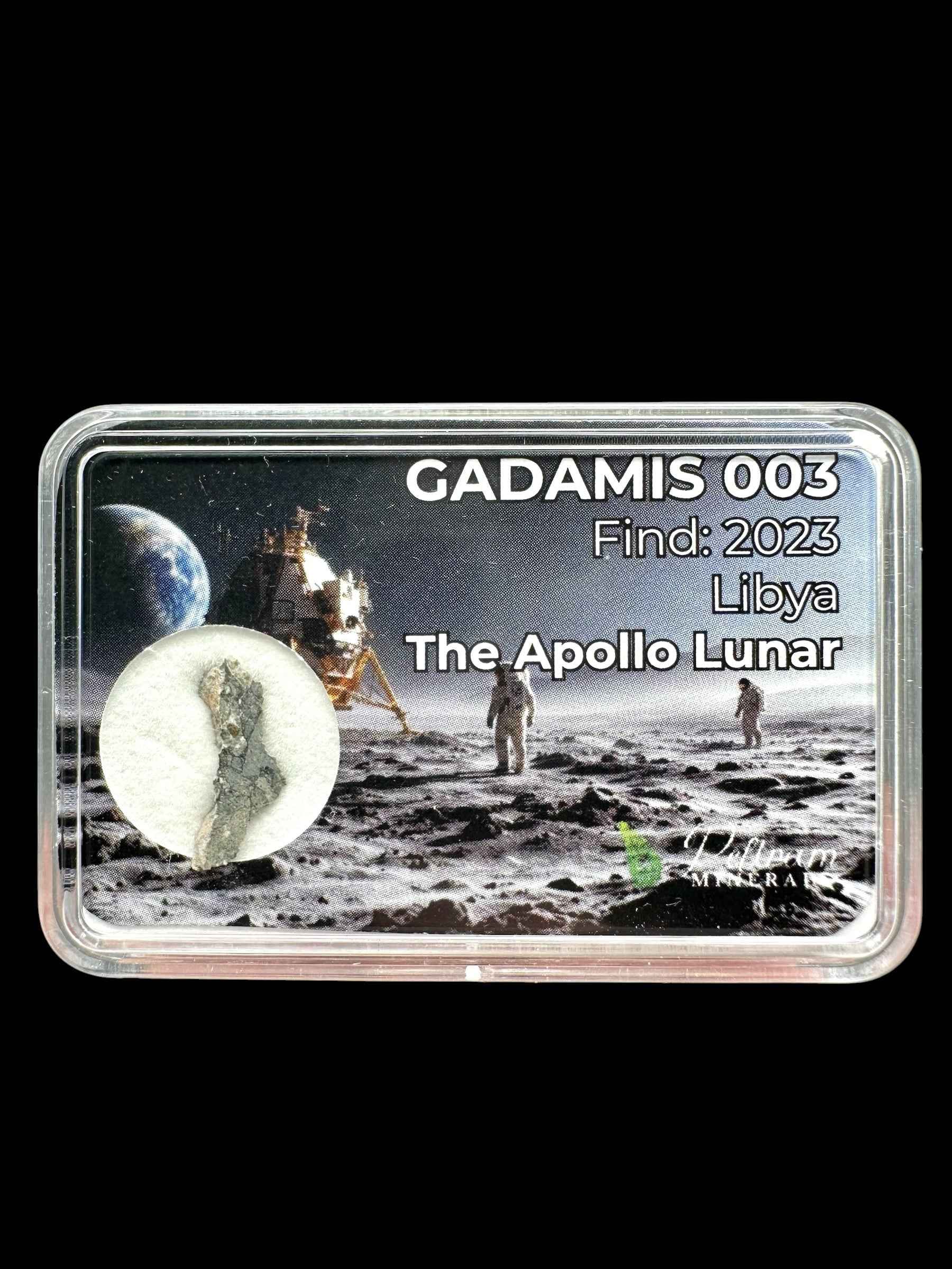 Meteorite lunare Gadamis 003 – 0,1g – Libya - MEGD66