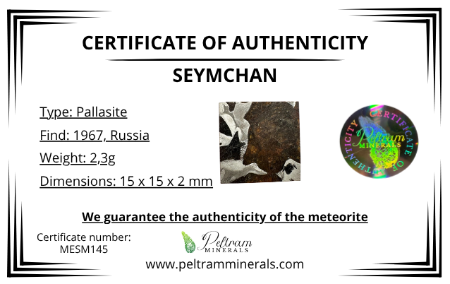 Meteorite Seymchan 2,3g – Magadan, Russia - MESM145