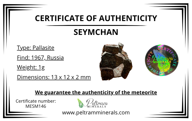 Meteorite Seymchan 1g – Magadan, Russia - MESM146