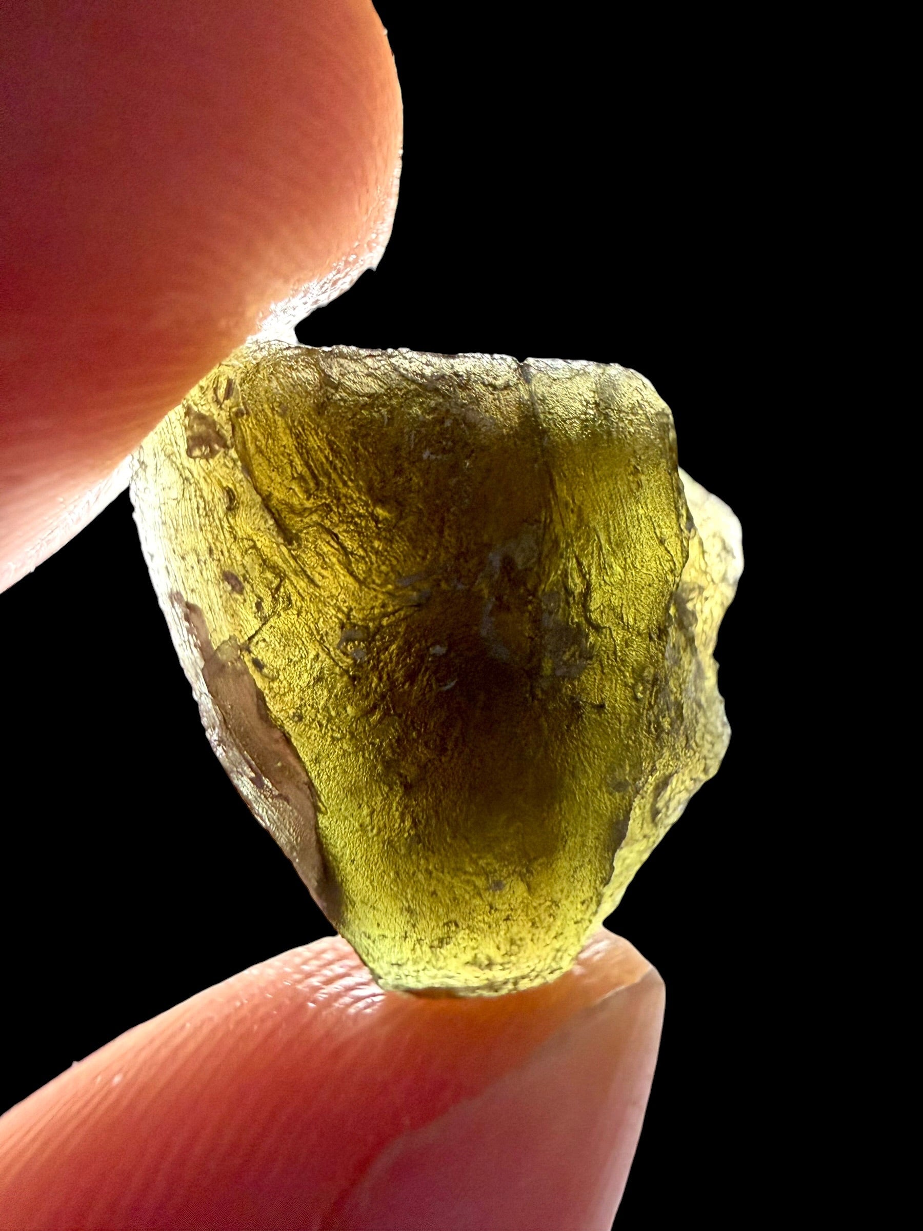 Two-colored Moldavite – Jakule – 4g